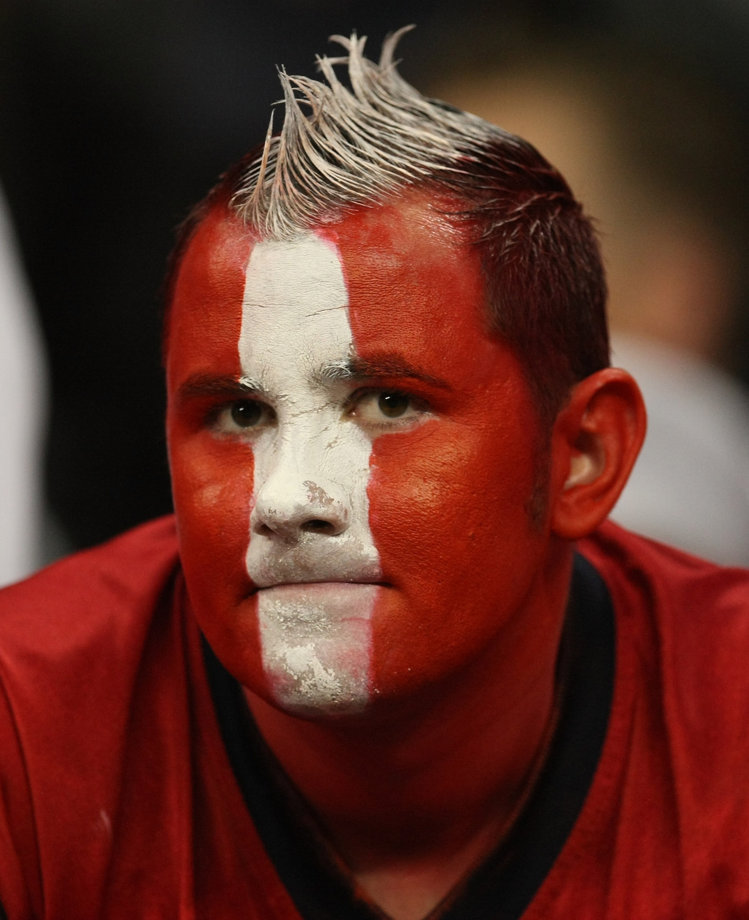 HOUSTON - NOVEMBER 23: A Houston Texans fan reacts in the fourth quarter of the game with the Tennessee Titans on November 23, 2009  at Reliant Stadium in Houston, Texas. (The Titans won 20-17.  (Photo by Stephen Dunn/Getty Images)
