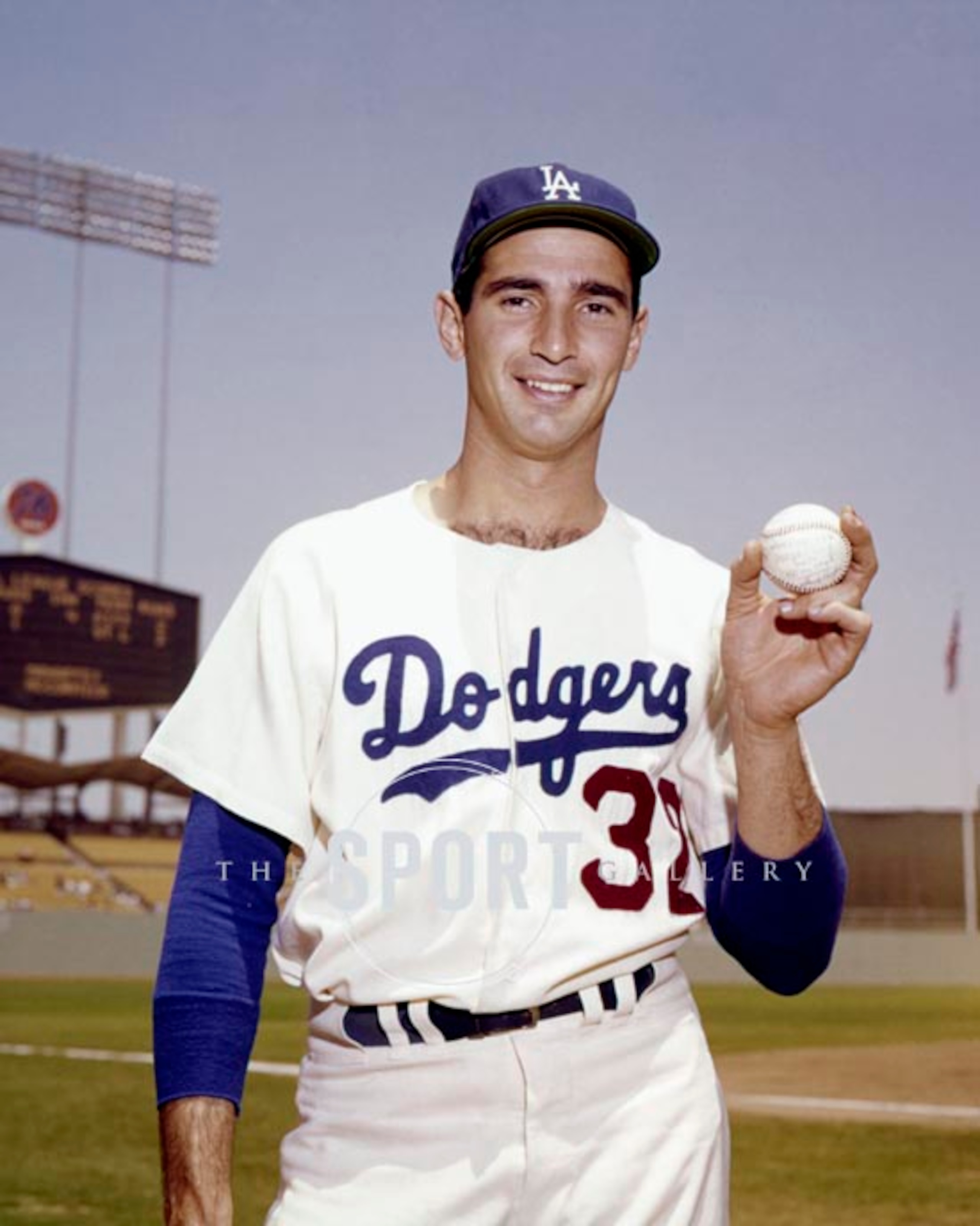 Sandy Koufax with the Dodgers.