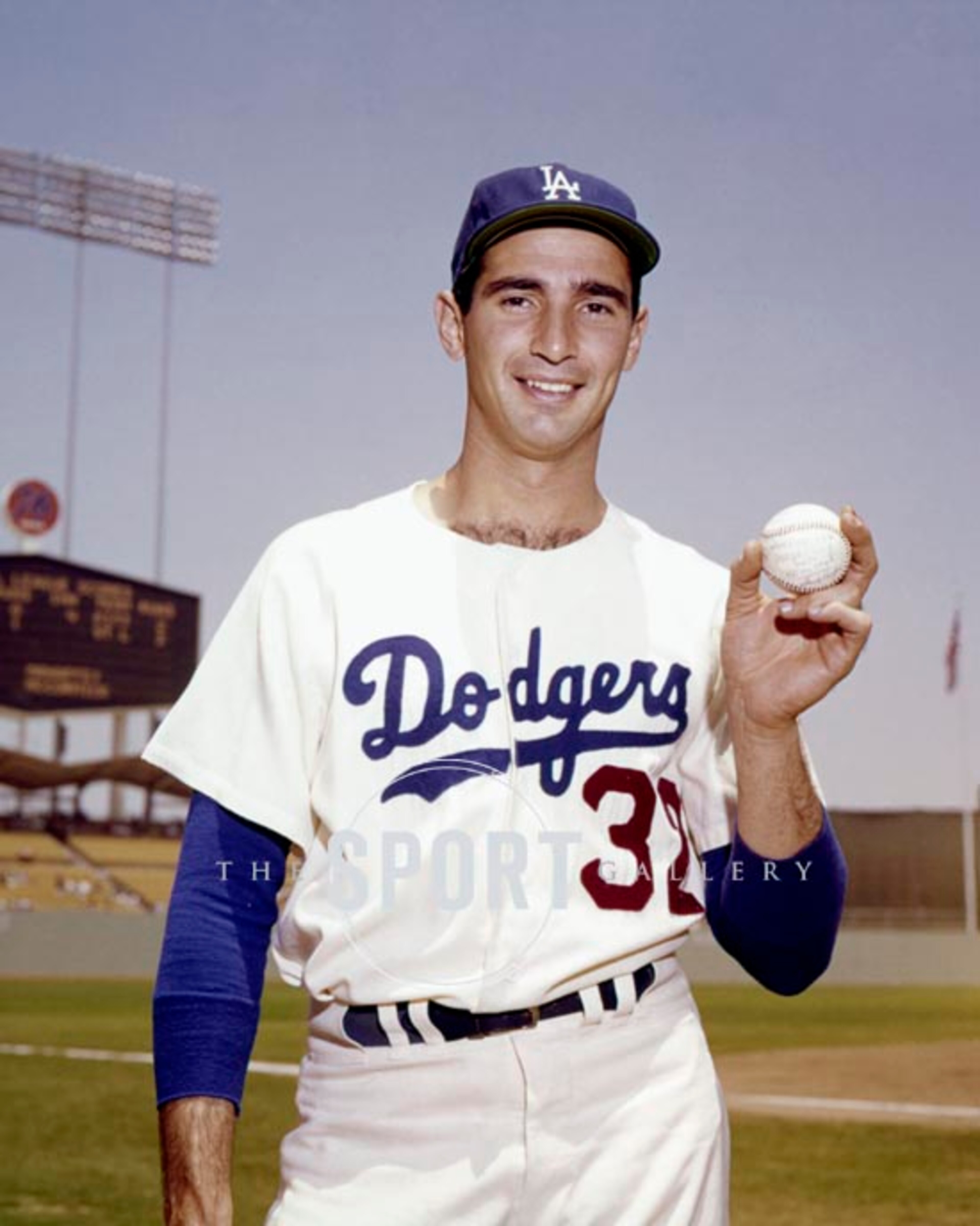 Sandy Koufax with the Dodgers.