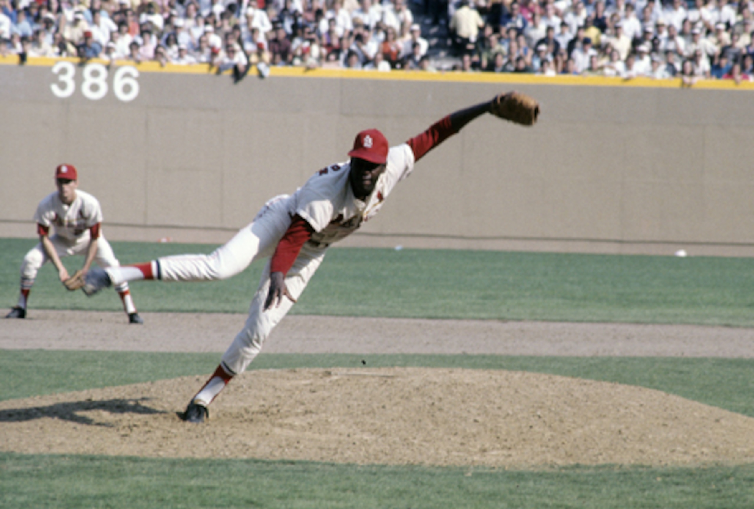 Bob Gibson with the Cardinals.