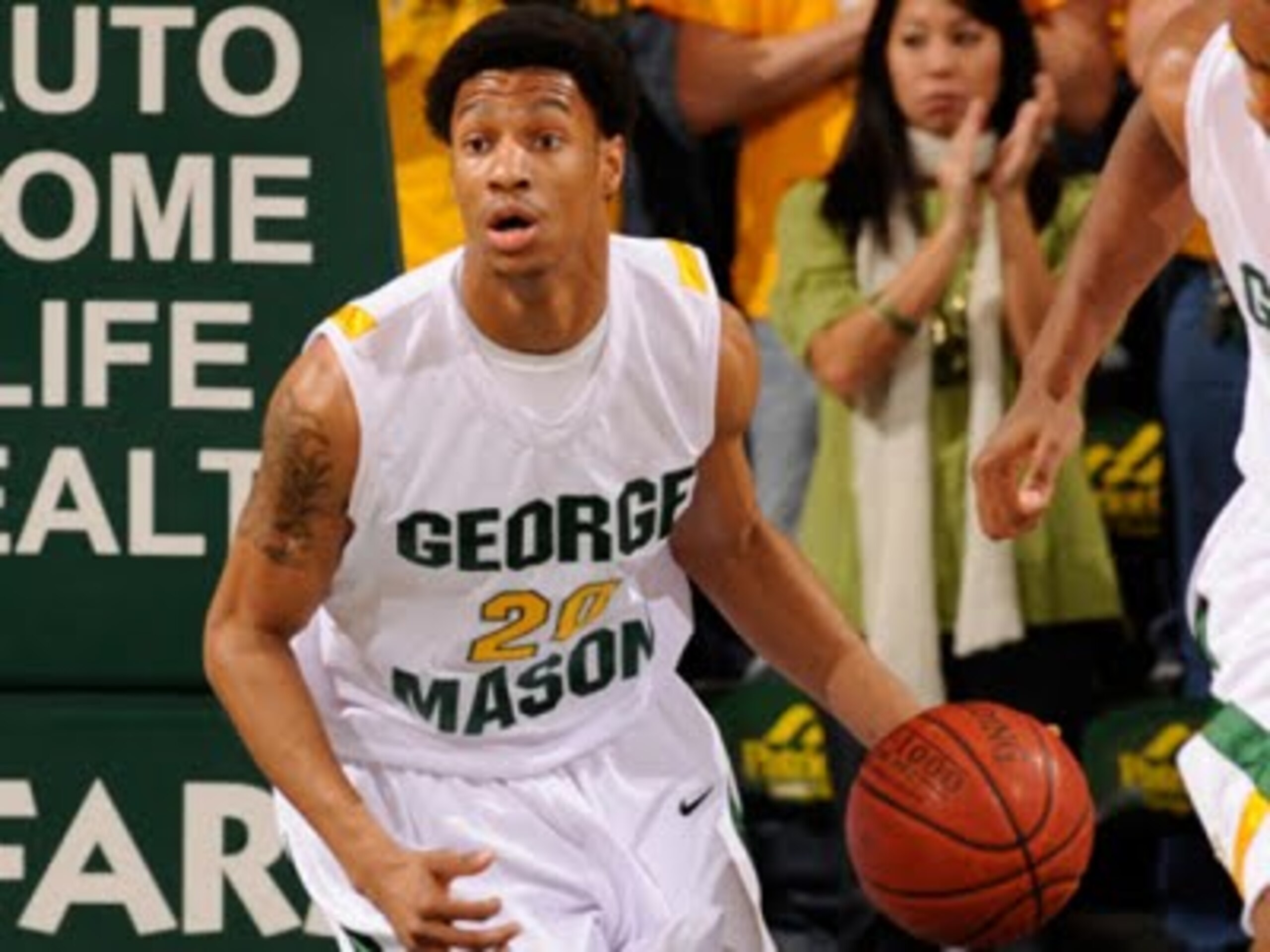 Cam Long currently has Mason in first in the CAA and poised to make a run in the NCAA Tournament