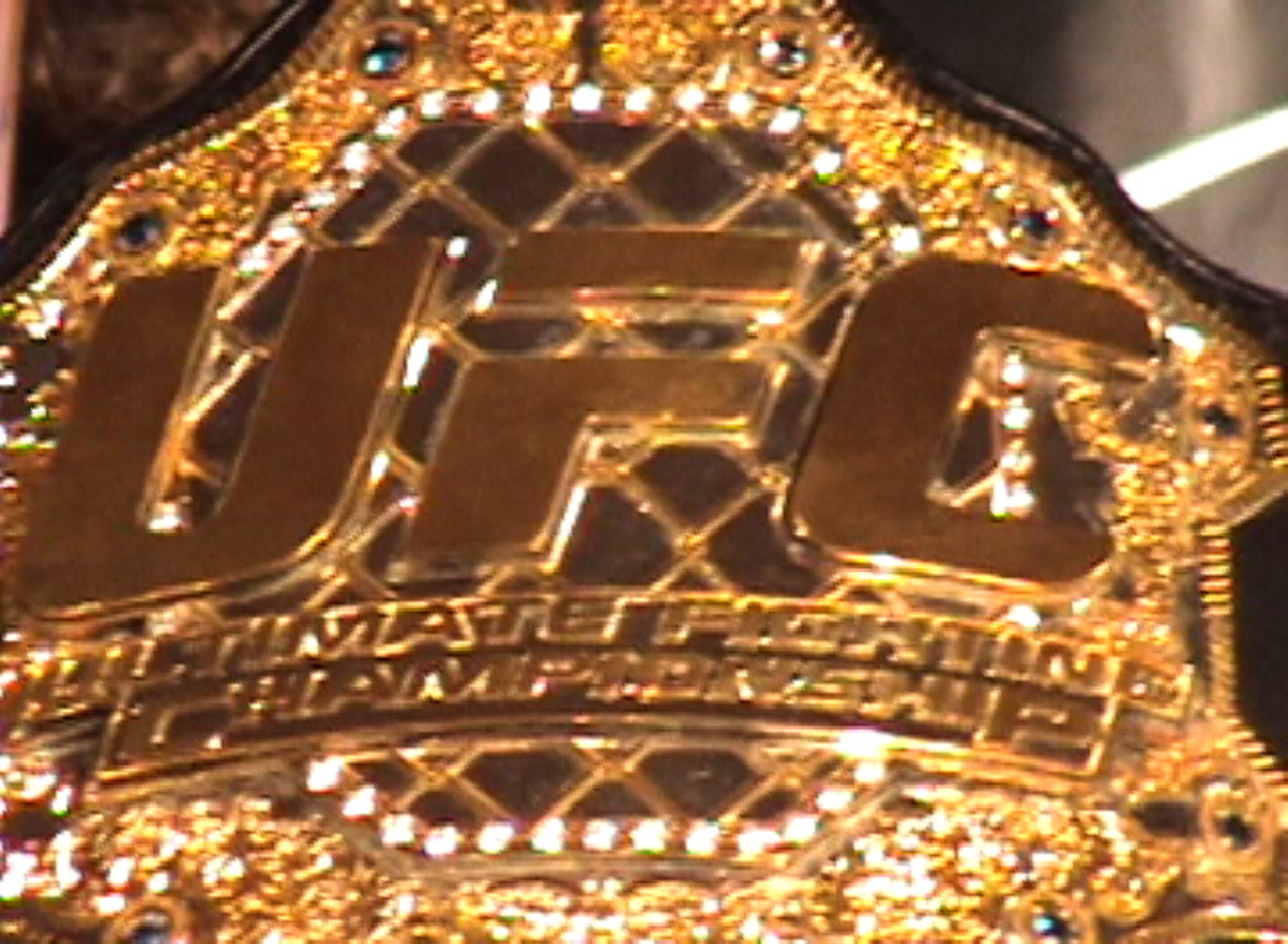 All the fighters are far from the strap, but you never know. courtesy of (http://www.30minutesofblack.com/sitebuildercontent/sitebuilderpictures/UFC51titlebelt1.JPEG)