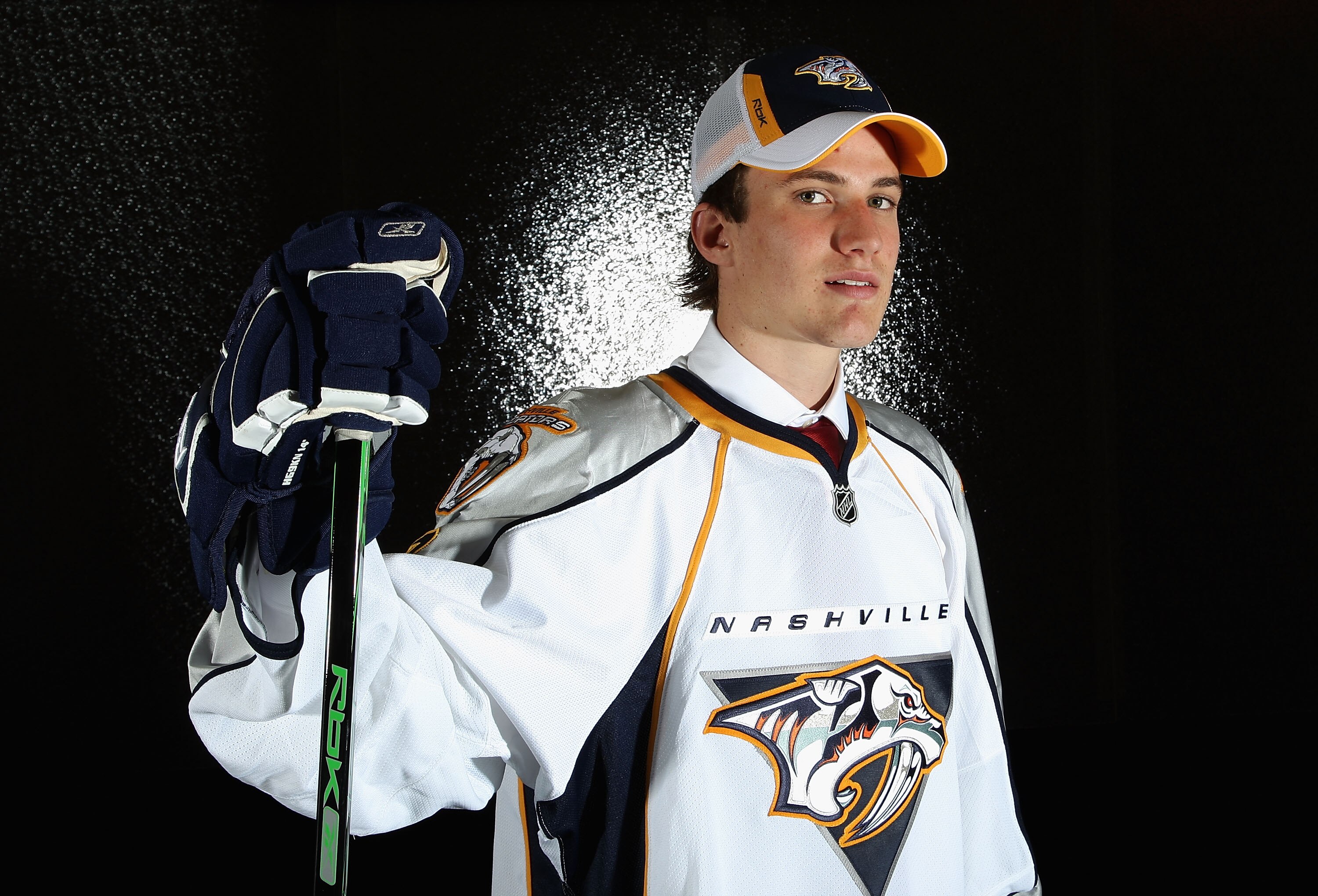 OTTAWA, ON - JUNE 21:  38th overall pick, Roman Josi of the Nashville Predators poses for a portrait at the 2008 NHL Entry Draft at Scotiabank Place on June 21, 2008 in Ottawa, Ontario, Canada.  (Photo by Andre Ringuette/Getty Images)