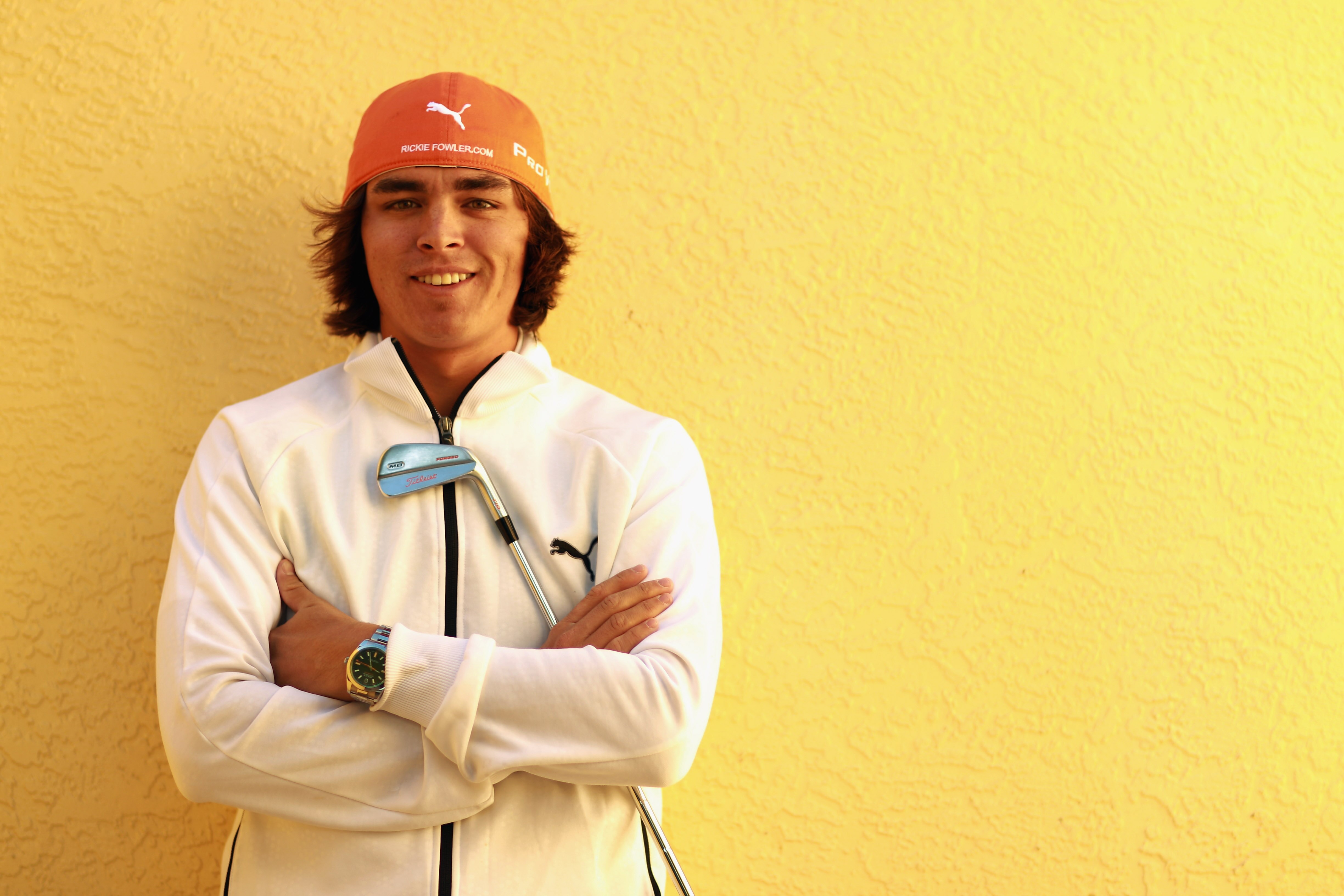 NAPLES, FL - DECEMBER 10:  PGA player Rickie Fowler poses for a portrait at the Tiburon Golf Club on December 10, 2010 in Naples, Florida.  (Photo by Scott Halleran/Getty Images)