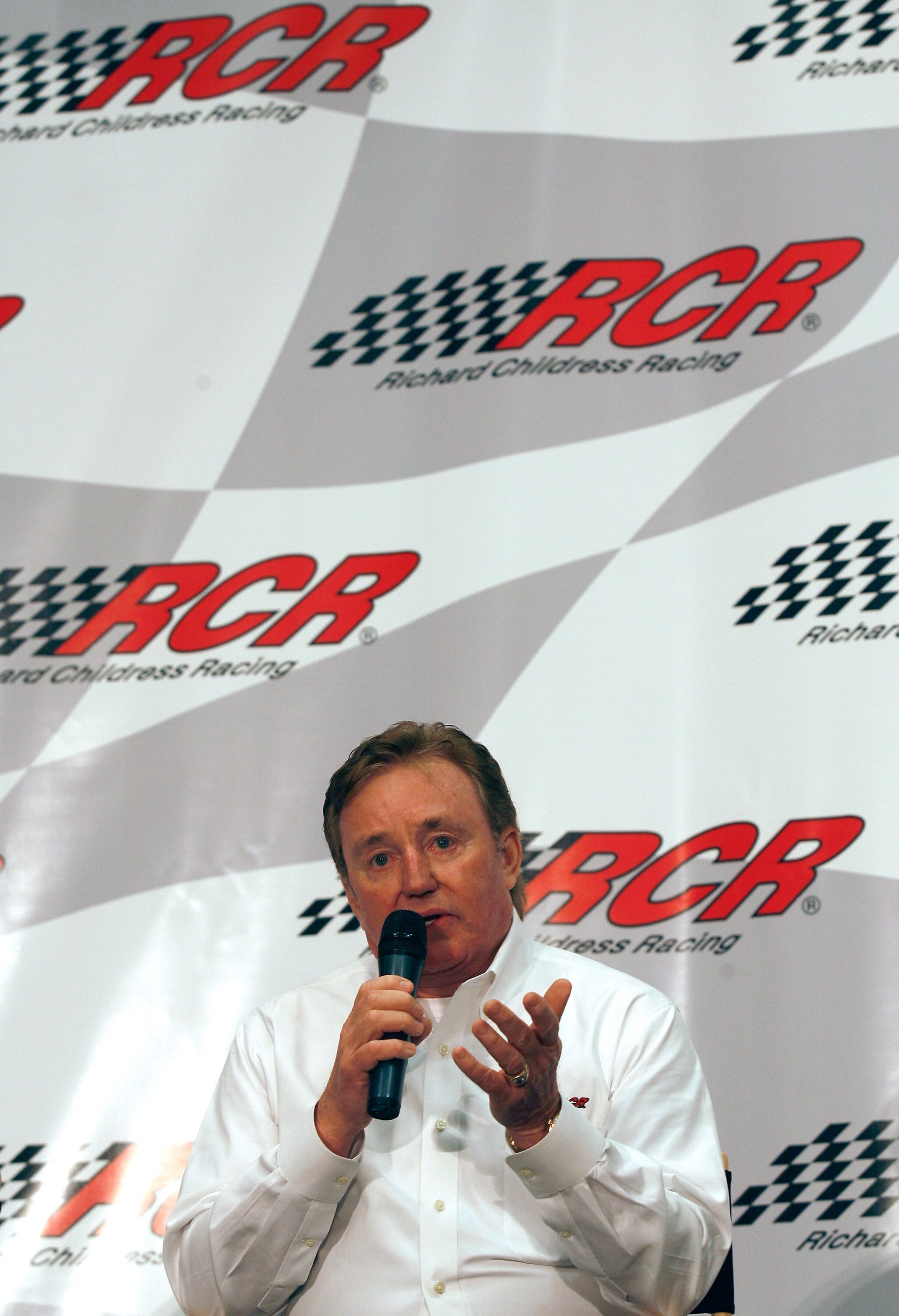 CONCORD, NC - JANUARY 19:  Team owner Richard Childress speaks with the media, during the NASCAR Sprint Media Tour hosted by Charlotte Motor Speedway and held at the Embassy Suites on January 19, 2010 in Concord, North Carolina.  (Photo by Jason Smith/Get