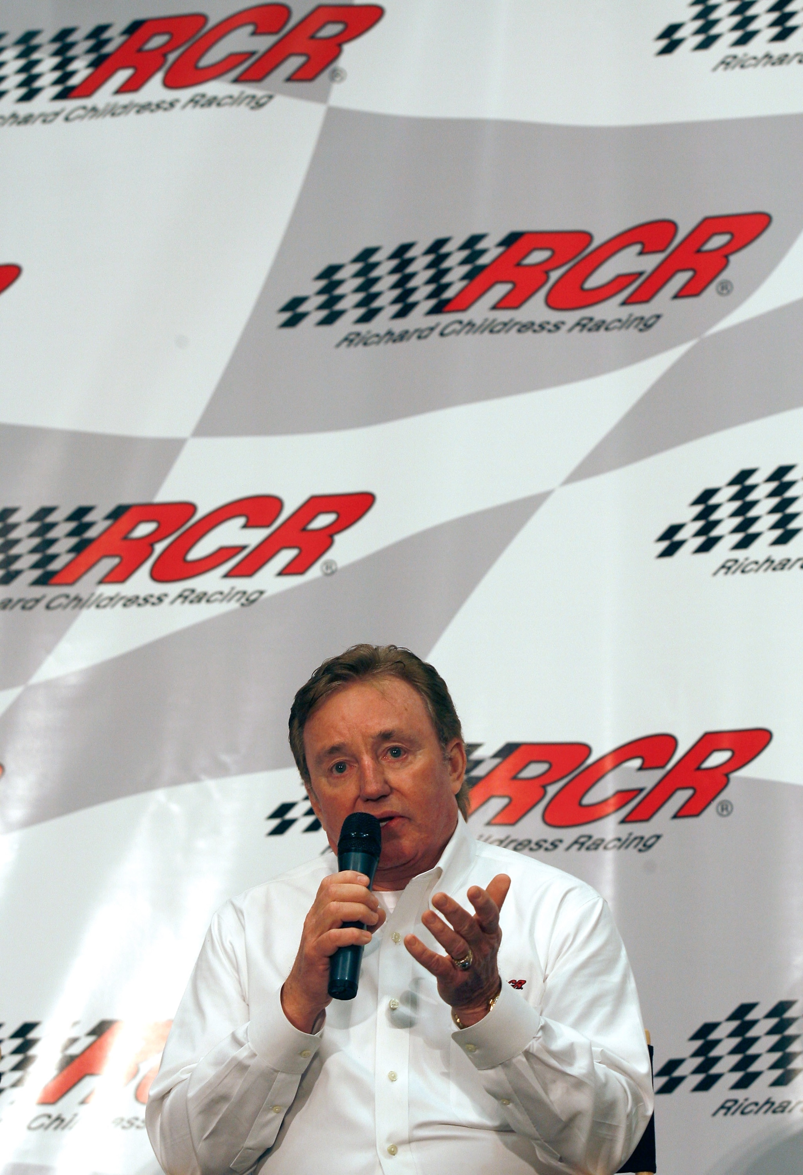 CONCORD, NC - JANUARY 19:  Team owner Richard Childress speaks with the media, during the NASCAR Sprint Media Tour hosted by Charlotte Motor Speedway and held at the Embassy Suites on January 19, 2010 in Concord, North Carolina.  (Photo by Jason Smith/Get