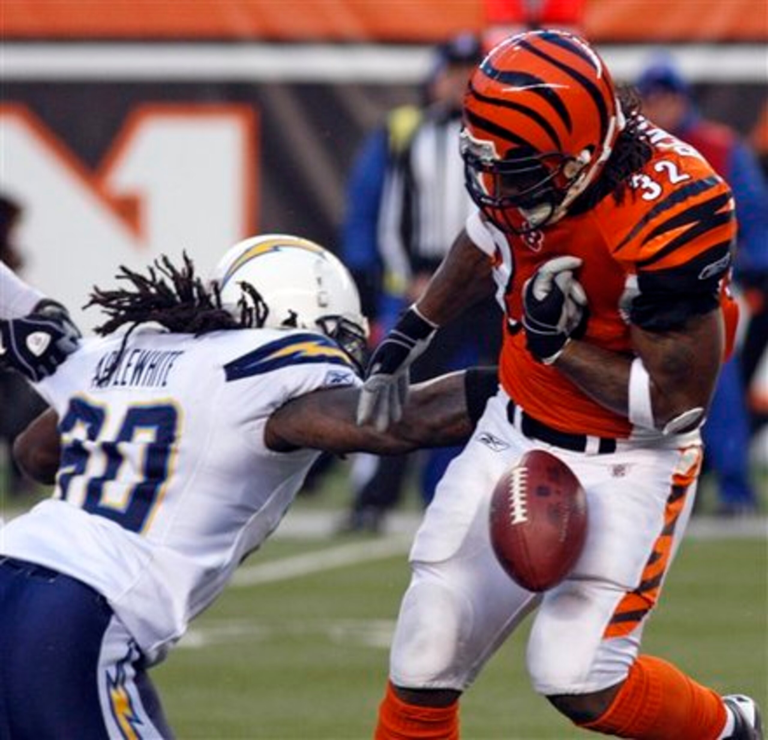 Benson Lost It!  (Courtesy of the Associated Press)