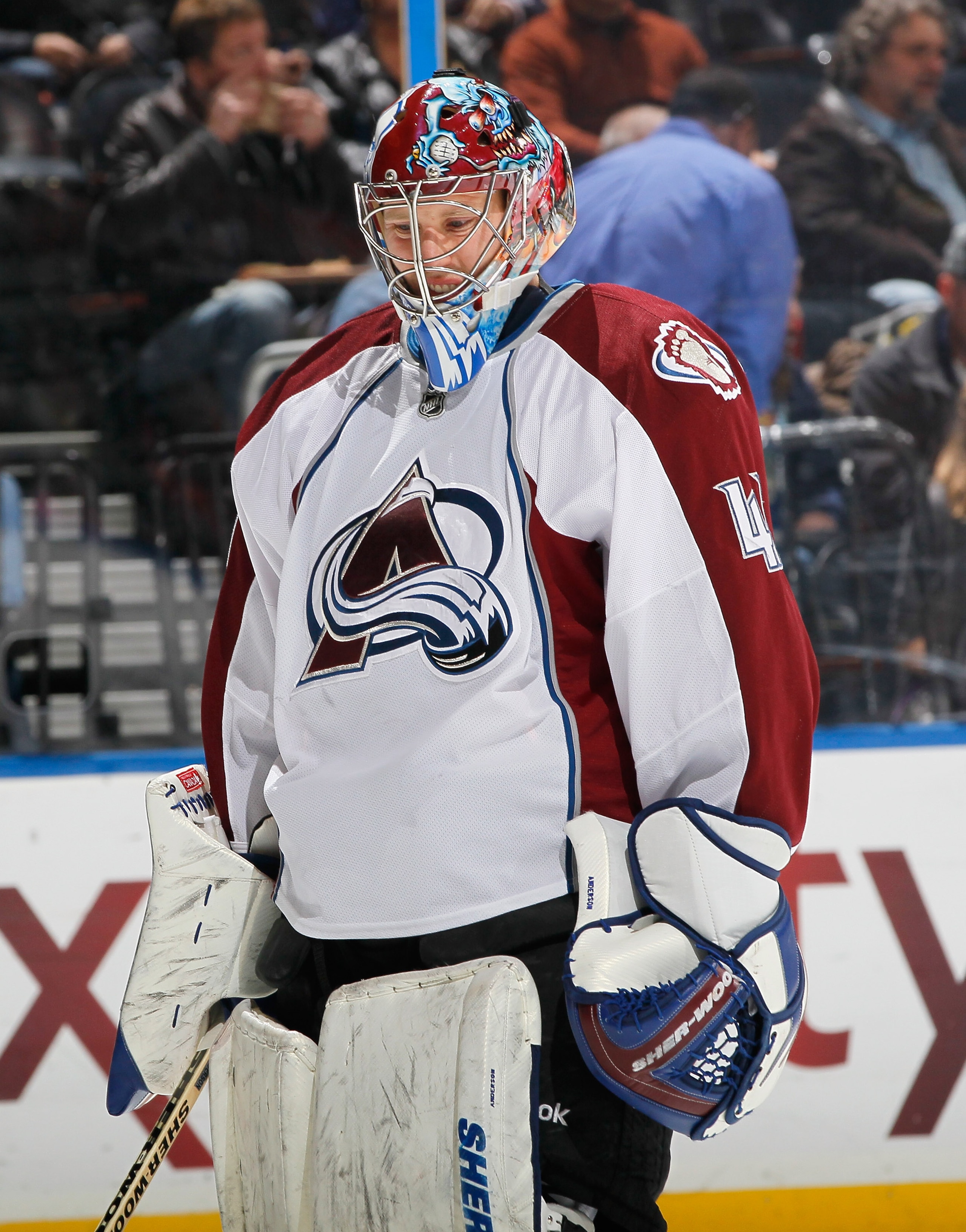 ATLANTA, GA - DECEMBER 10:  Goaltender Craig Anderson #41 of the Colorado Avalanche against the Atlanta Thrashers at Philips Arena on December 10, 2010 in Atlanta, Georgia.  (Photo by Kevin C. Cox/Getty Images)