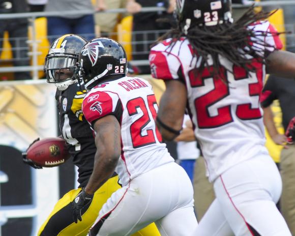 Mendenhall during his overtime run in Week 1
