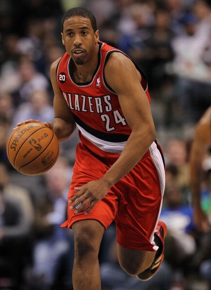 DALLAS, TX - DECEMBER 15:  Guard Andre Miller #24 of the Portland Trail Blazers at American Airlines Center on December 15, 2010 in Dallas, Texas.  NOTE TO USER: User expressly acknowledges and agrees that, by downloading and or using this photograph, Use
