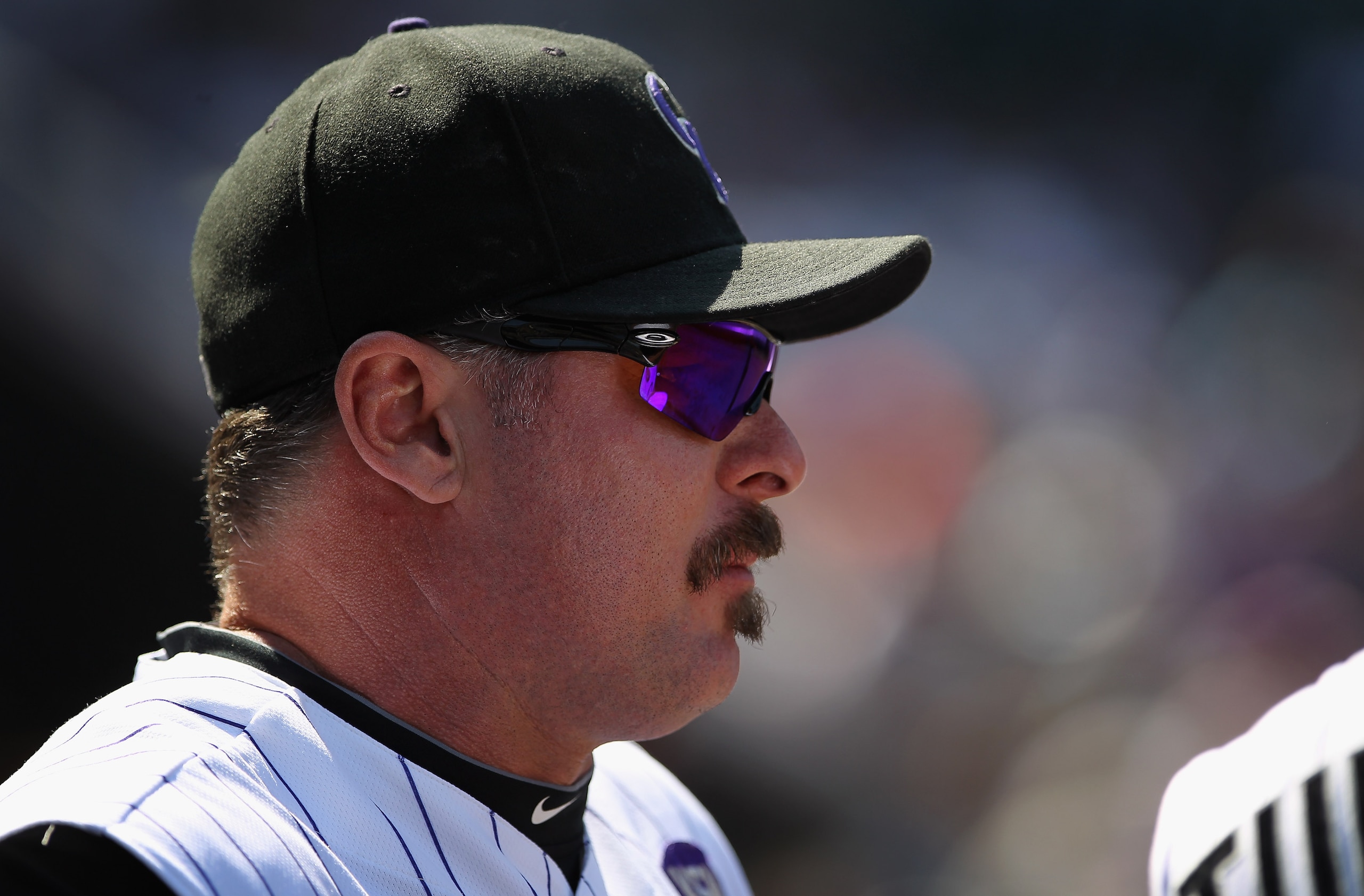 DENVER - SEPTEMBER 15: Jason Giambi #23 of the Colorado Rockies looks on from the dugout against the San Diego Padres at Coors Field on September 15, 2010 in Denver, Colorado. The Rockies defeated the Padres 9-6. (Photo by Doug Pensinger/Getty Images) DENVER - SEPTEMBER 15: Jason Giambi #23 of the Colorado Rockies looks on from the dugout against the San Diego Padres at Coors Field on September 15, 2010 in Denver, Colorado. The Rockies defeated the Padres 9-6. (Photo by Doug Pensinger/Getty Images)