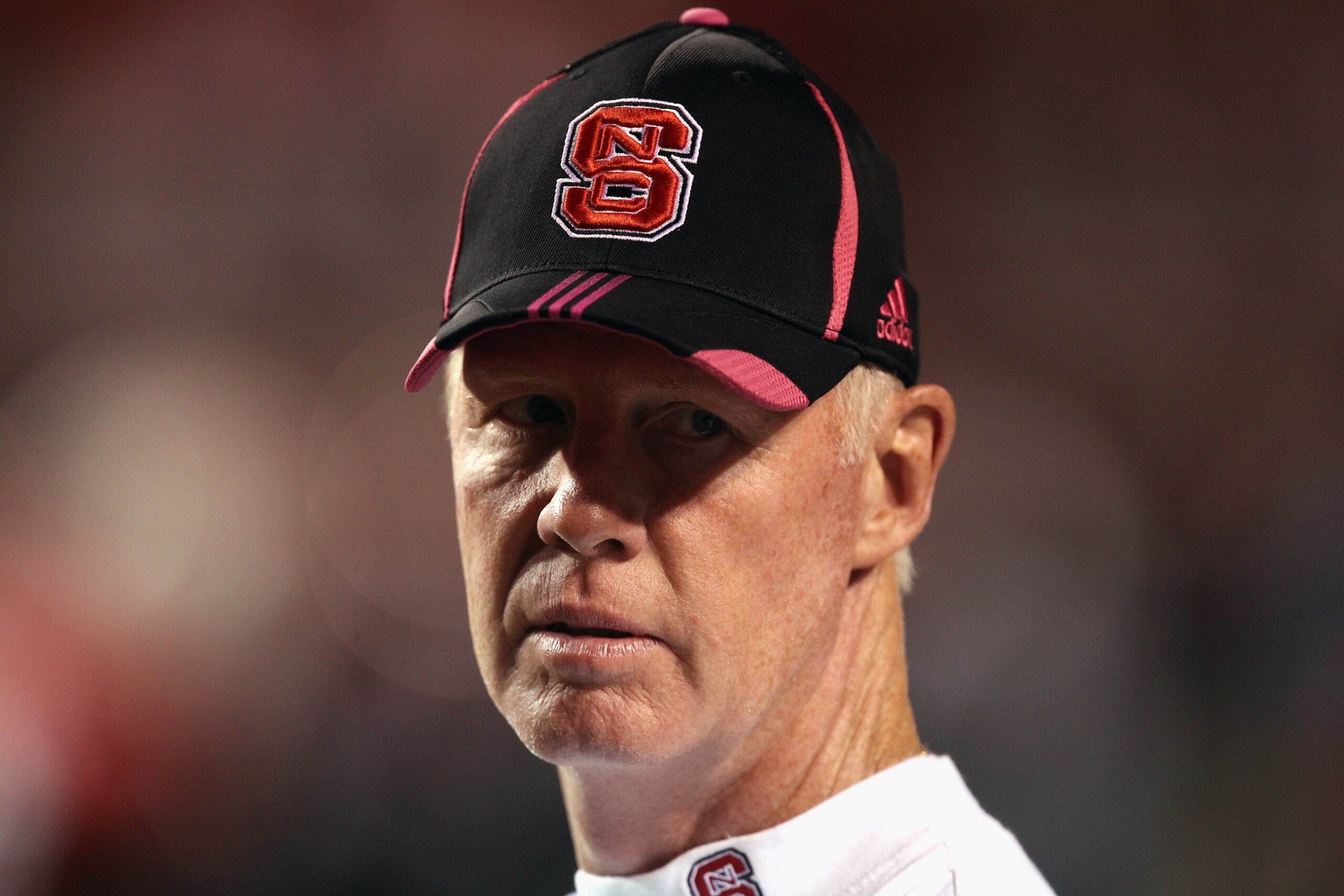 RALEIGH, NC - OCTOBER 28:  Head coach Tom O'Brien of the North Carolina State Wolfpack watches on before their game against the Florida State Seminoles at Carter-Finley Stadium on October 28, 2010 in Raleigh, North Carolina.  (Photo by Streeter Lecka/Gett