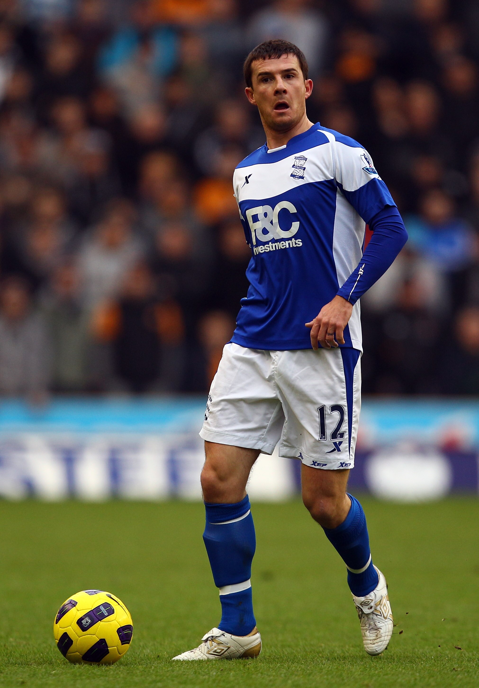 WOLVERHAMPTON, ENGLAND - DECEMBER 12:  Barry Ferguson of Birmingham in action during the Barclays Premier League match between Wolverhampton Wanderers and Birmingham City at Molineux on December 12, 2010 in Wolverhampton, England.  (Photo by Richard Heath