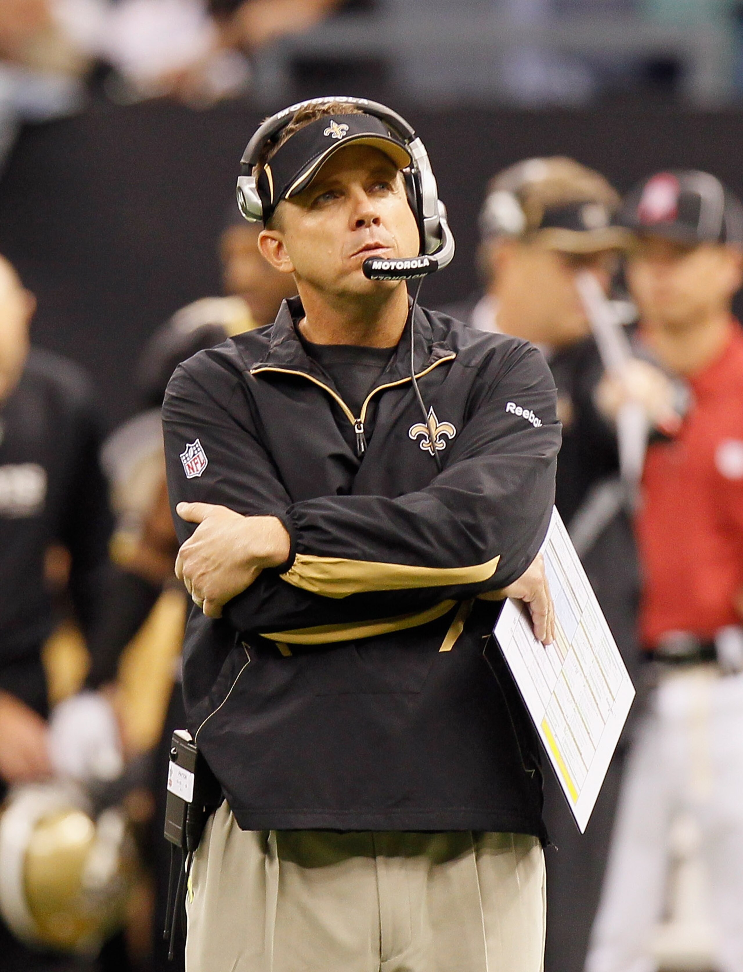 NEW ORLEANS - NOVEMBER 21:  Head coach Sean Payton of the New Orleans Saints against the Seattle Seahawks at Louisiana Superdome on November 21, 2010 in New Orleans, Louisiana.  (Photo by Kevin C. Cox/Getty Images)