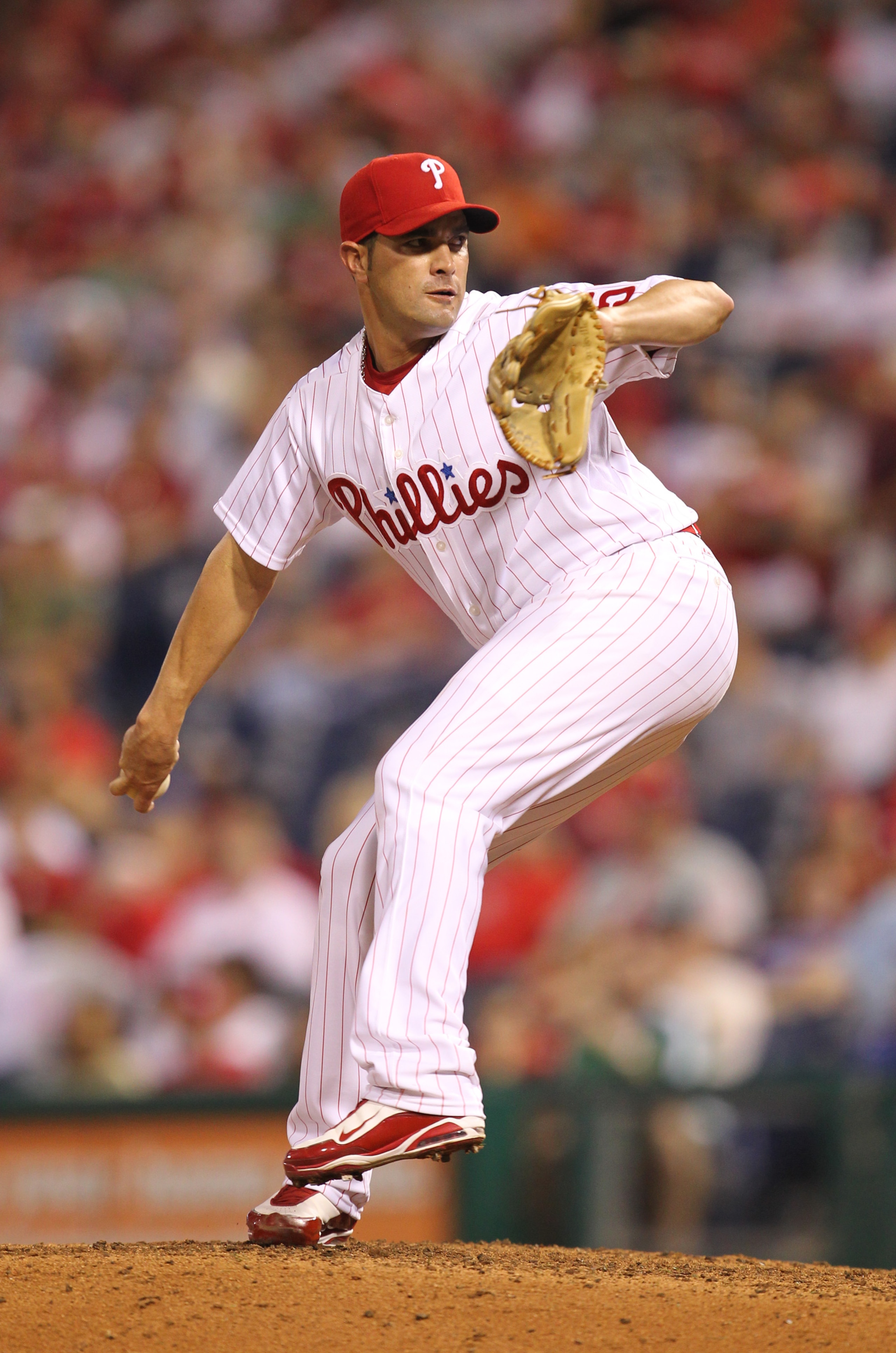 PHILADELPHIA - MAY 2: Relief pitcher Danys Baez #55 of the Philadelphia Phillies delivers a pitch during a game against the New York Mets at Citizens Bank Park on May 2, 2010 in Philadelphia, Pennsylvania. The Phillies won 11-5. (Photo by Hunter Martin/Ge PHILADELPHIA - MAY 2: Relief pitcher Danys Baez #55 of the Philadelphia Phillies delivers a pitch during a game against the New York Mets at Citizens Bank Park on May 2, 2010 in Philadelphia, Pennsylvania. The Phillies won 11-5. (Photo by Hunter Martin/Ge