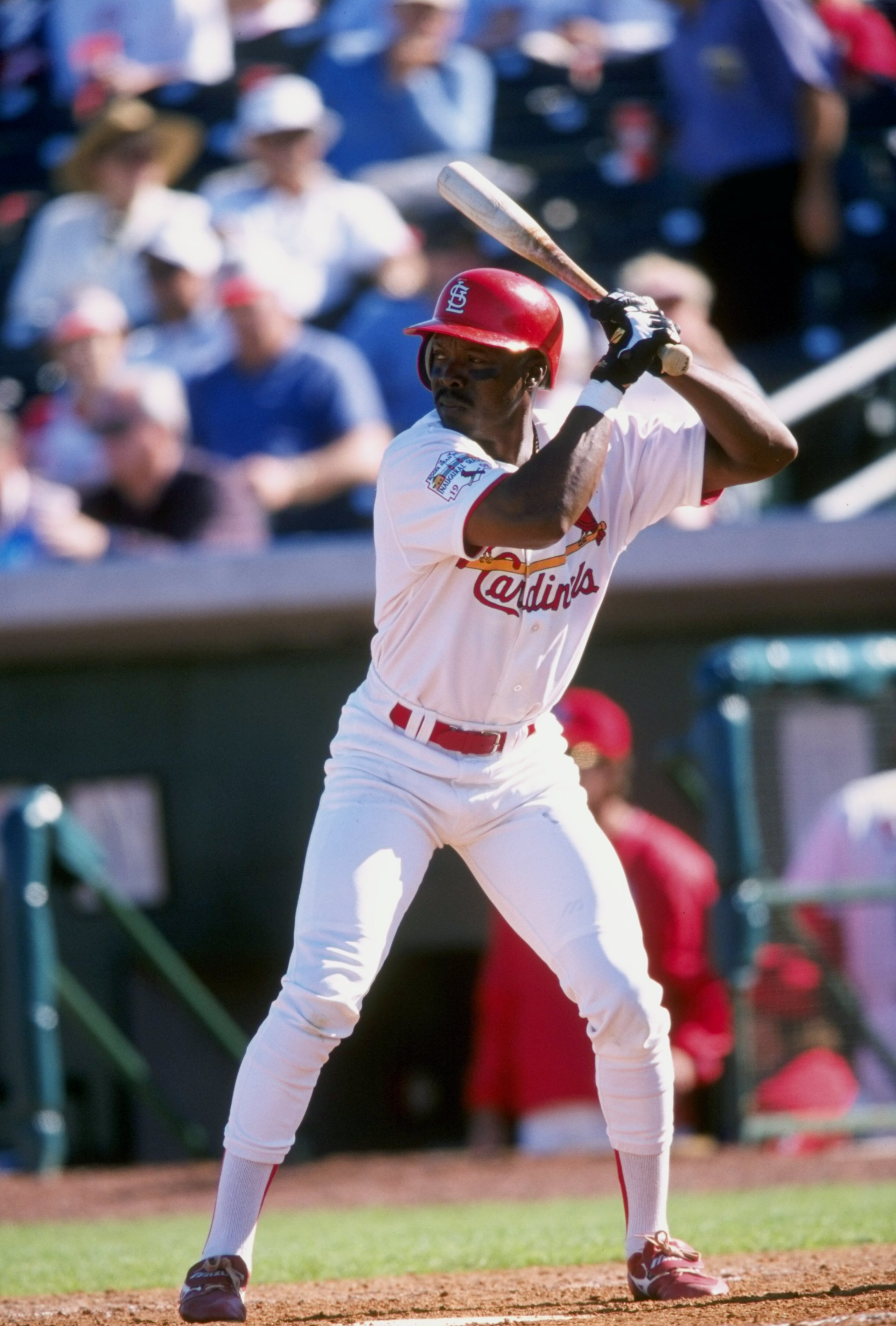 2 Mar 1998: Vince Coleman #29 of the St. Louis Cardinals in action during their 13-5 win over the Los Angeles Dodgers during Spring Training at the Roger Dean Stadium in Jupiter, Florida. Mandatory Credit: Stephen Dunn /Allsport 2 Mar 1998: Vince Coleman #29 of the St. Louis Cardinals in action during their 13-5 win over the Los Angeles Dodgers during Spring Training at the Roger Dean Stadium in Jupiter, Florida. Mandatory Credit: Stephen Dunn /Allsport