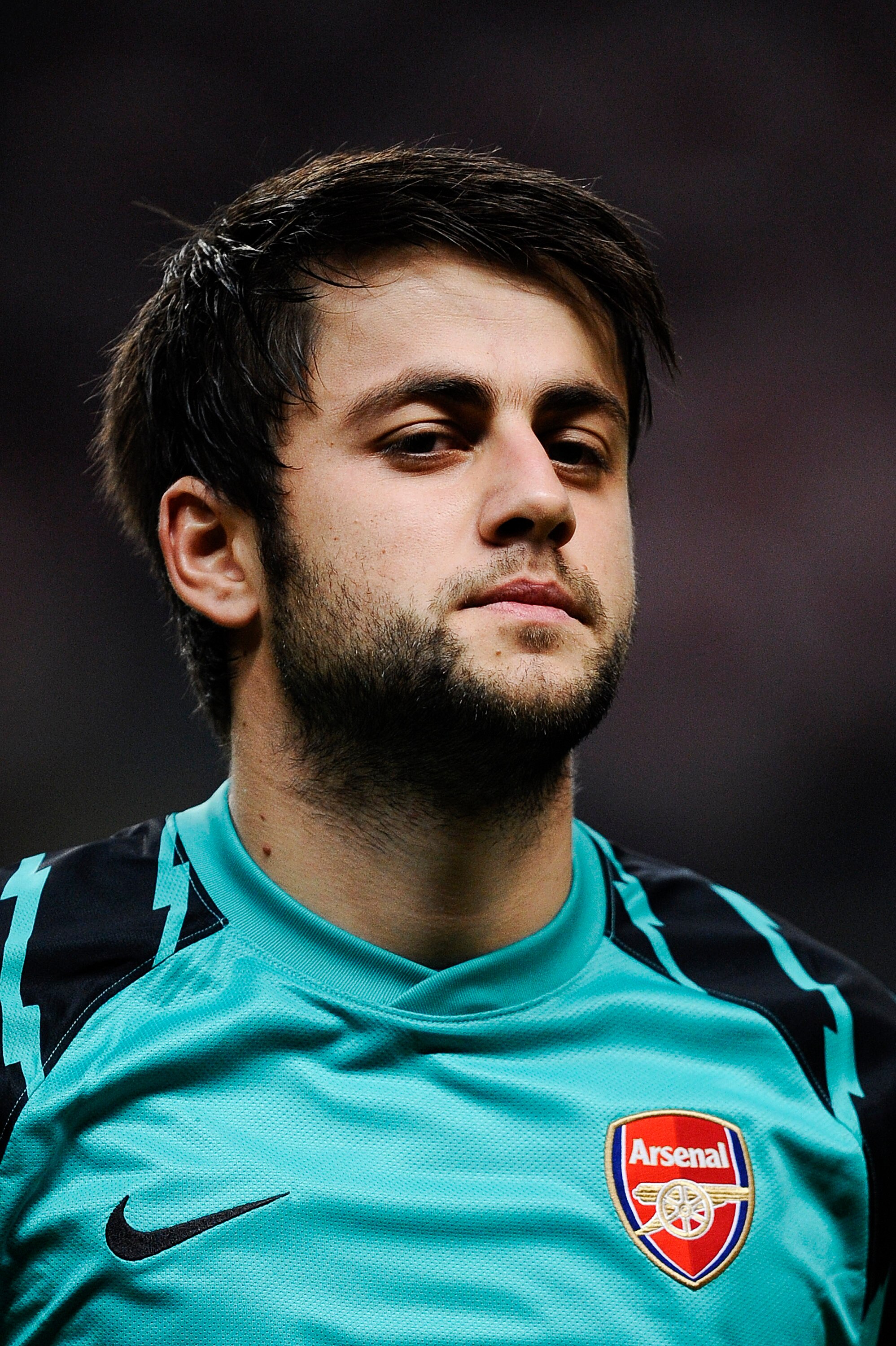 BRAGA, PORTUGAL - NOVEMBER 23:  Lukasz Fabianski of Arsenal looks on during the UEFA Champions League Group H match between SC Braga and Arsenal at Estadio Municipal de Braga on November 23, 2010 in Braga, Portugal. SC Braga won the match 2-0.  (Photo by