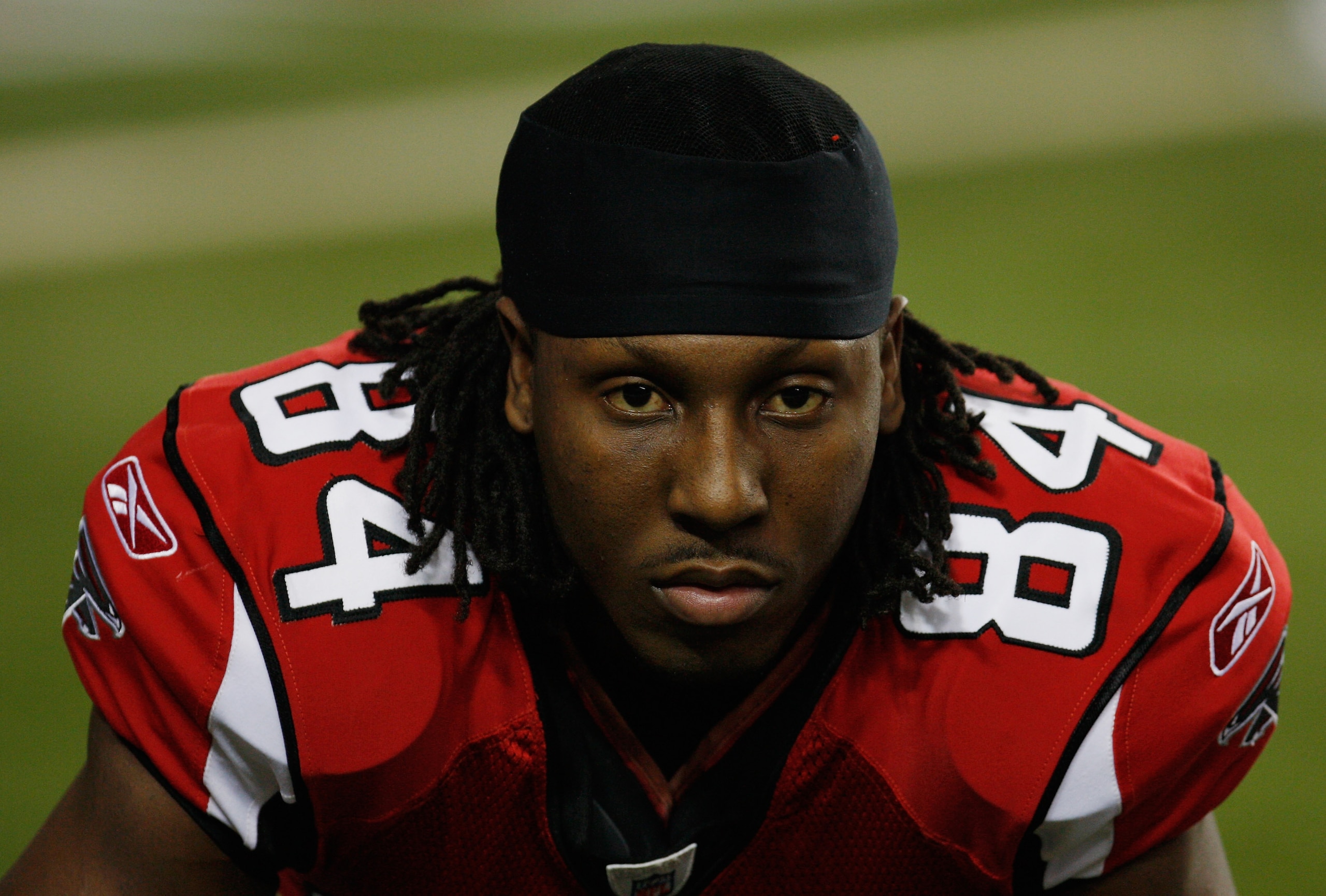 ATLANTA, GA - DECEMBER 27: Roddy White #84 of the Atlanta Falcons is seen on the field during warm-ups prior to the start of the game against the New Orleans Saints at the Georgia Dome on December 27, 2010 in Atlanta, Georgia. (Photo by Scott Halleran/G ATLANTA, GA - DECEMBER 27: Roddy White #84 of the Atlanta Falcons is seen on the field during warm-ups prior to the start of the game against the New Orleans Saints at the Georgia Dome on December 27, 2010 in Atlanta, Georgia. (Photo by Scott Halleran/G
