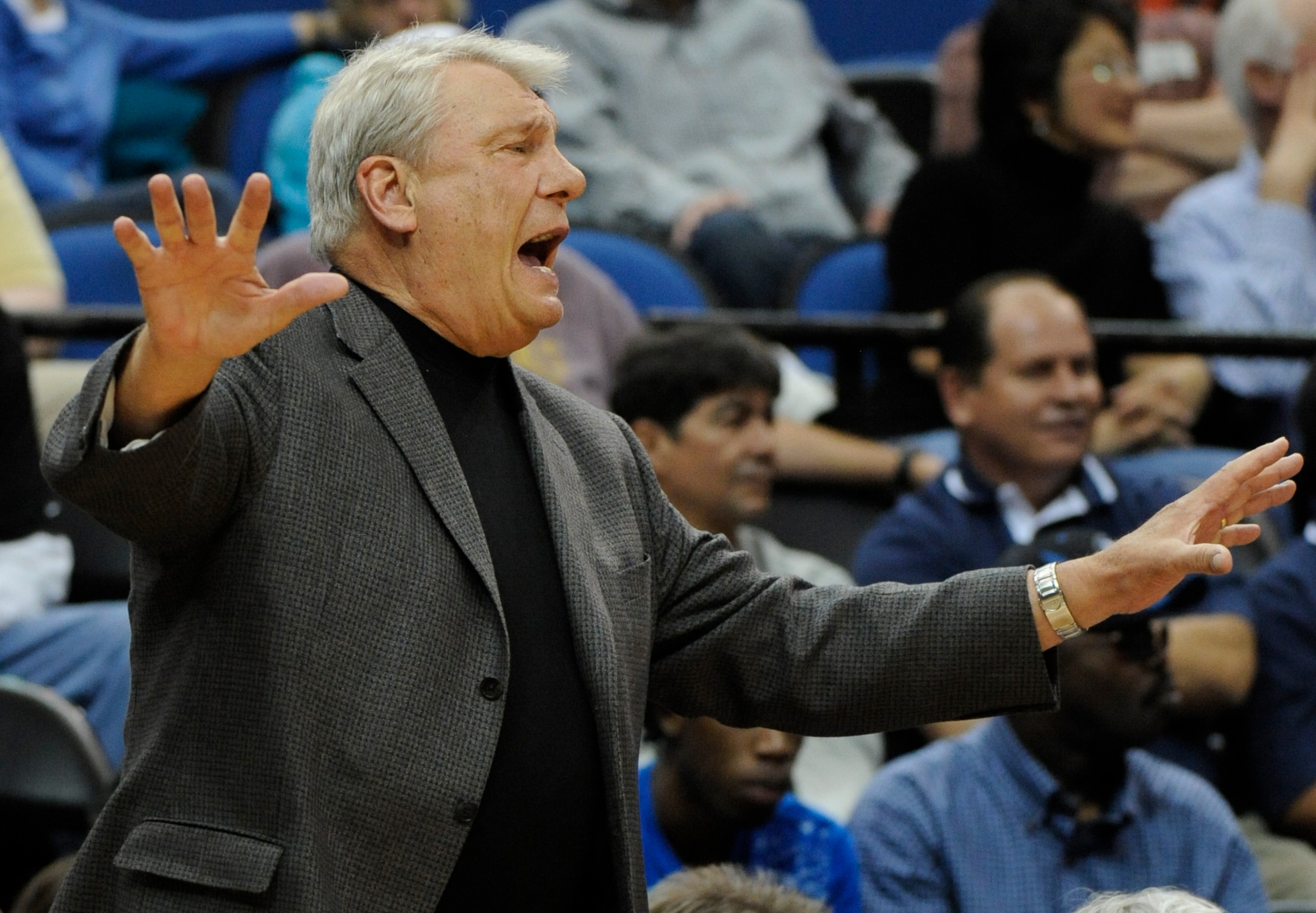 MINNEAPOLIS, MN - APRIL 7: Head coach Don Nelson of the Golden State Warriors in the second half against the Minnesota Timberwolves during a basketball game at Target Center on April 7, 2010 in Minneapolis, Minnesota. The Warriors defeated the Timberwolve