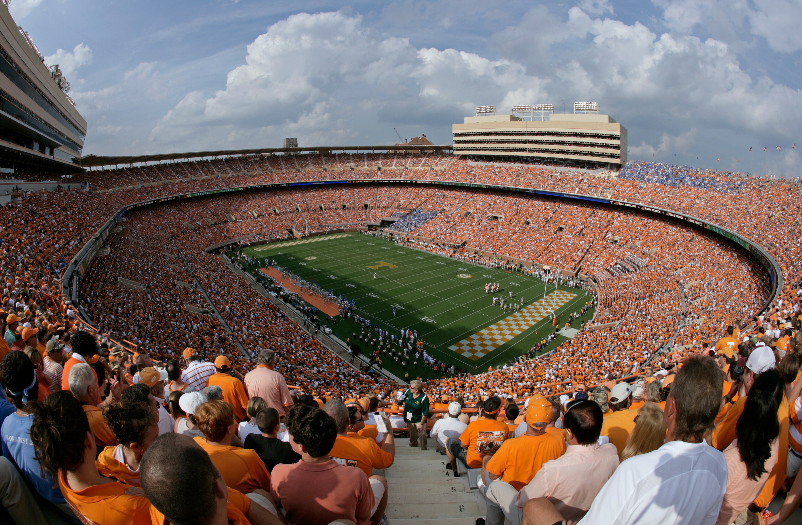 KNOXVILLE, TN - SEPTEMBER 12: A general view during the game between the UCLA Bruins and the Tennessee Volunteers on September 12, 2009 at Neyland Stadium in Knoxville, Tennessee. The Bruins beat the Volunteers 19-15. (Photo by Joe Murphy/Getty Images)