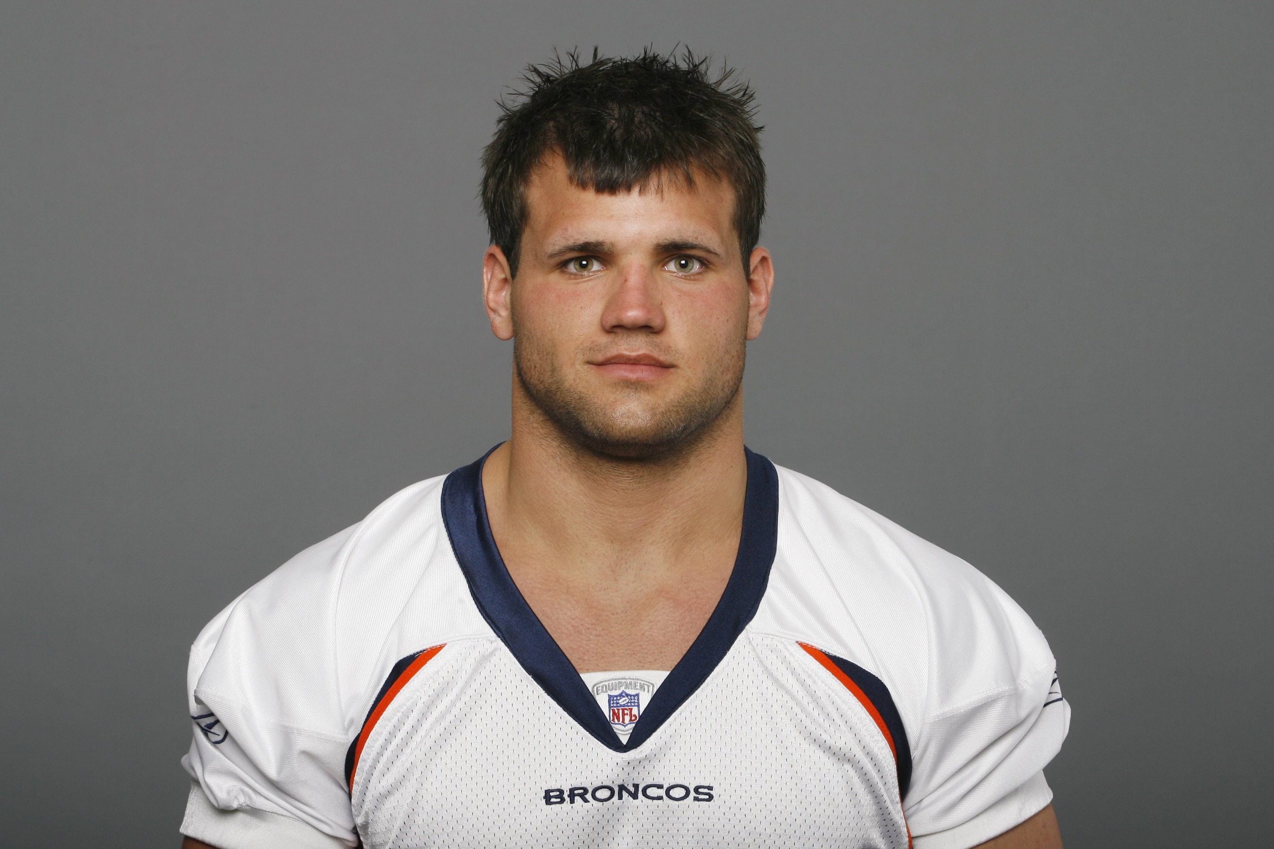 DENVER - 2009:  Peyton Hillis of the Denver Broncos poses for his 2009 NFL headshot at photo day in Denver, Colorado. (Photo by NFL Photos)