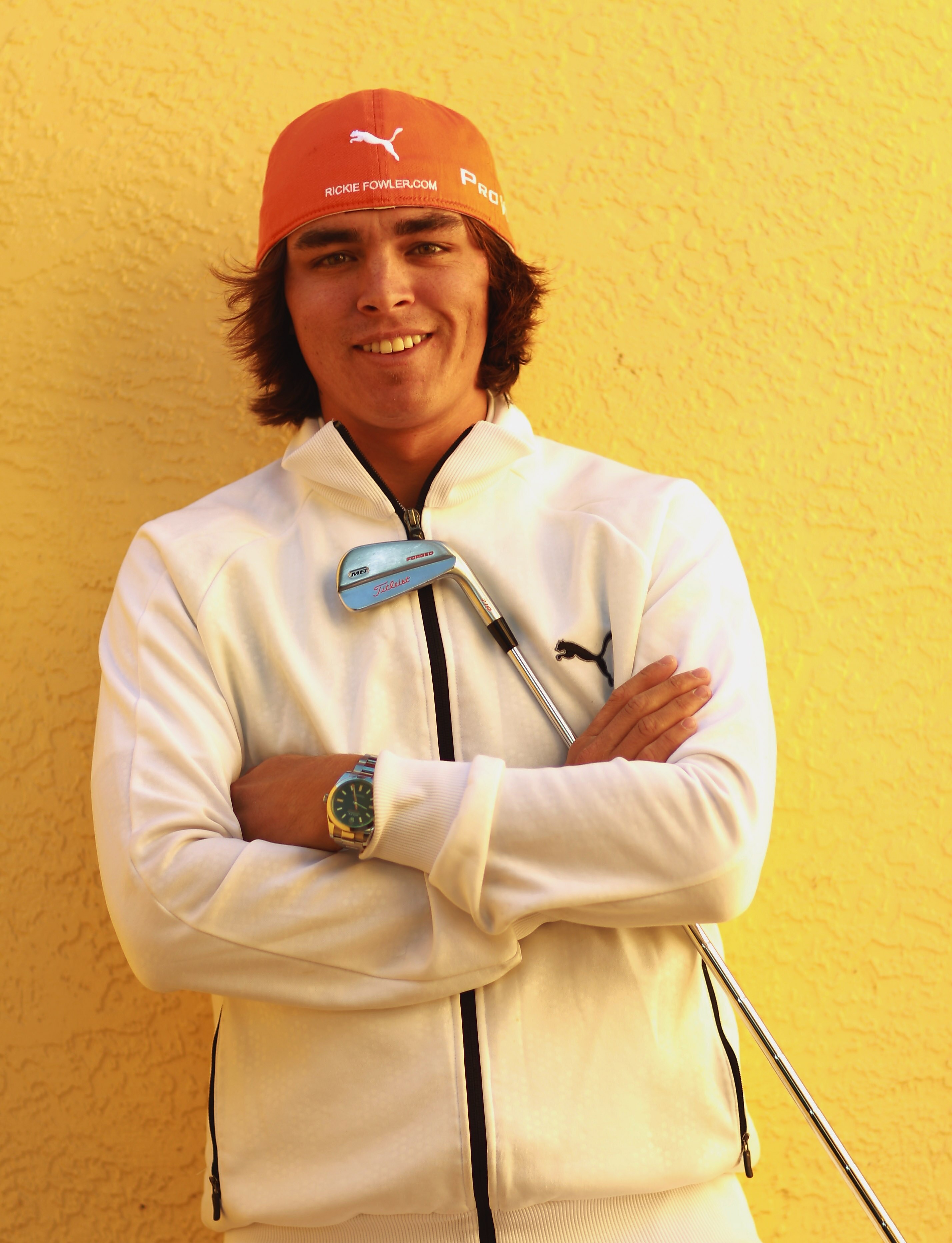 NAPLES, FL - DECEMBER 10:  PGA player Rickie Fowler poses for a portrait at the Tiburon Golf Club on December 10, 2010 in Naples, Florida.  (Photo by Scott Halleran/Getty Images)