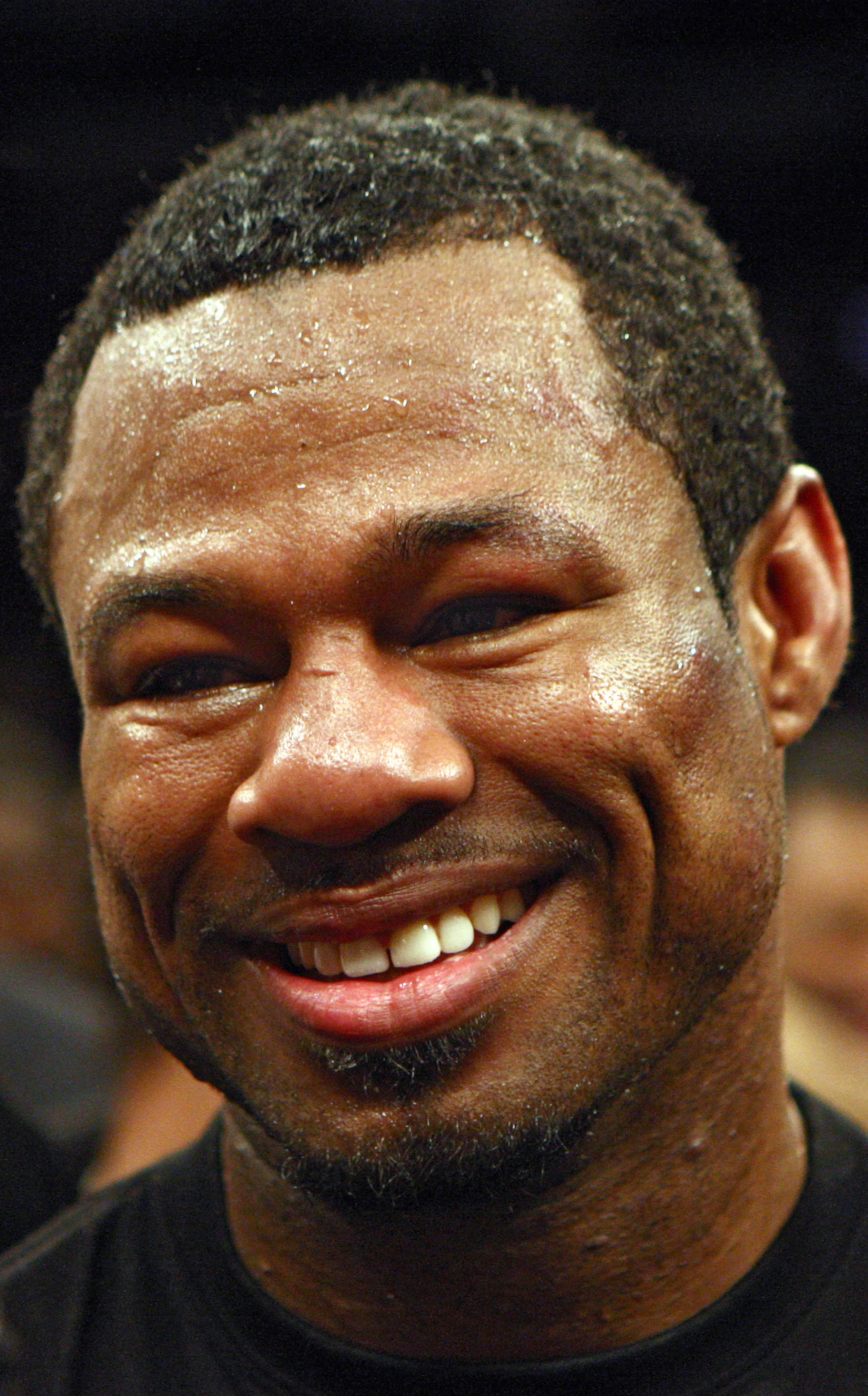 LOS ANGELES - JANUARY 24:  Shane Mosley smiles after his ninth round TKO of Antonio Margarito after his corner threw in the towel during their WBA welterweight title fight on January 24, 2009 at the Staples Center in Los Angeles, California. (Photo by Don