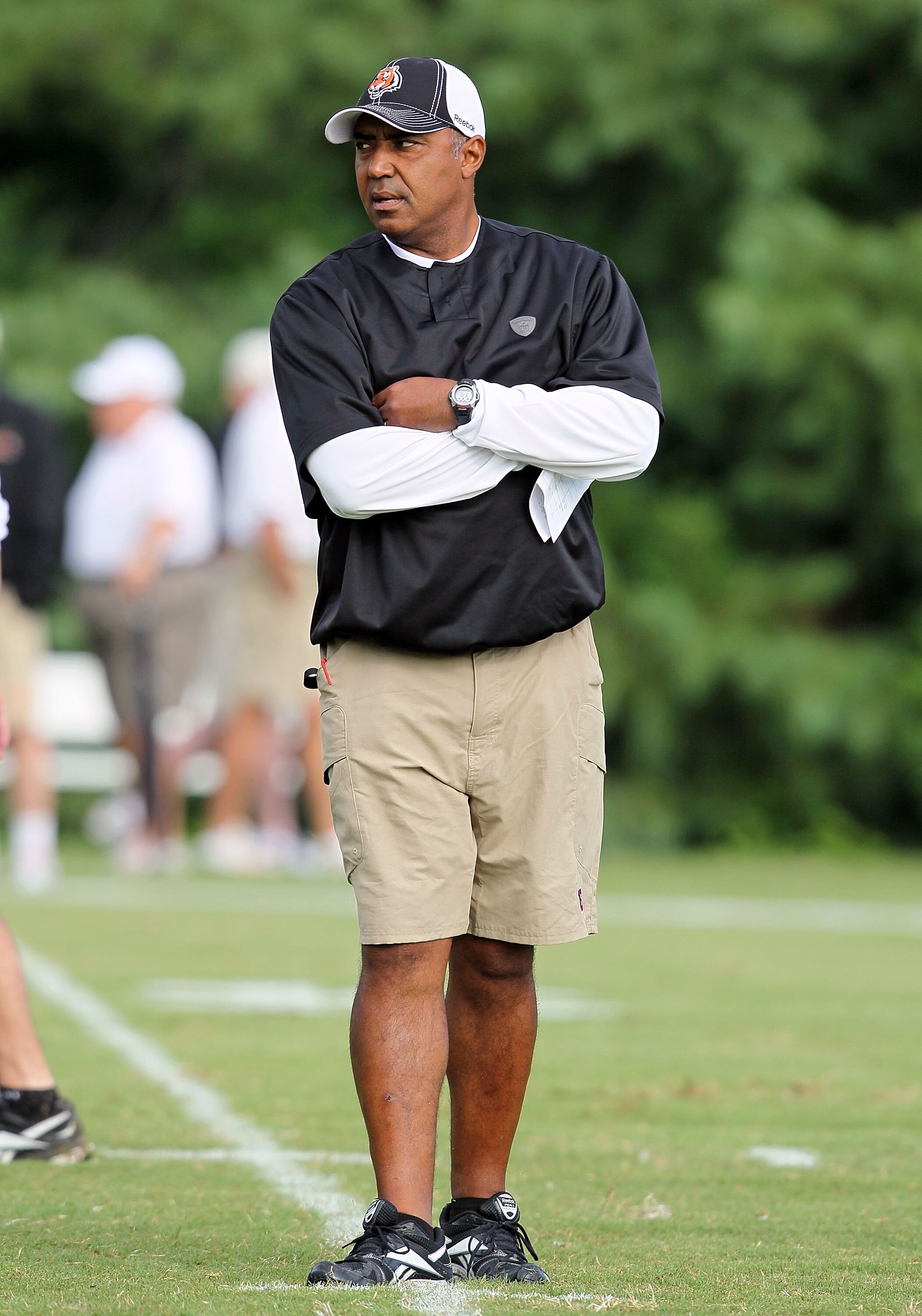 GEORGETOWN, KY - JULY 31:  Marvin Lewis the Head Coach of the Cincinnati Bengals is pictured during the Bengals training camp at Georgetown College on July 31, 2010 in Georgetown, Kentucky.  (Photo by Andy Lyons/Getty Images)