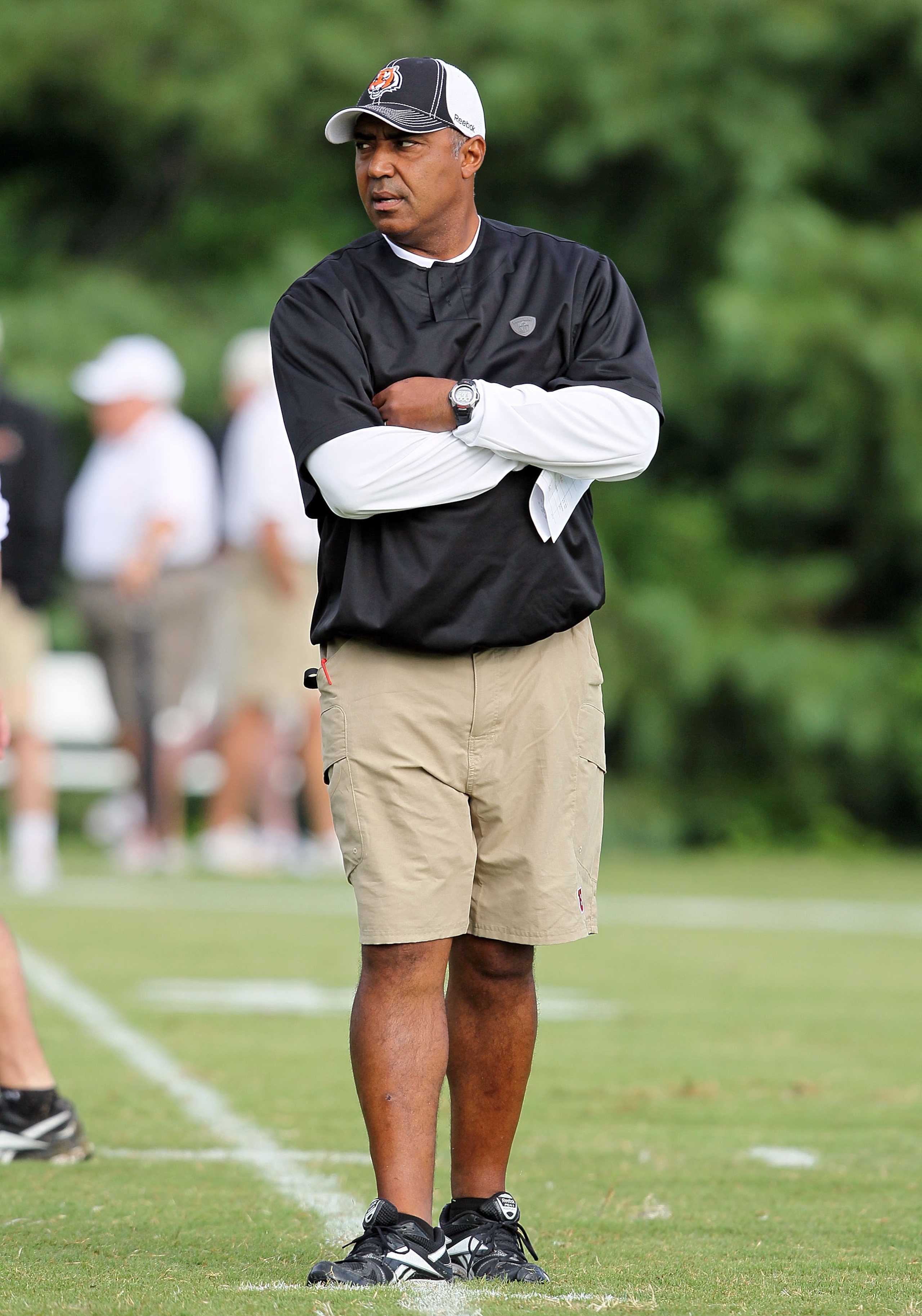 GEORGETOWN, KY - JULY 31:  Marvin Lewis the Head Coach of the Cincinnati Bengals is pictured during the Bengals training camp at Georgetown College on July 31, 2010 in Georgetown, Kentucky.  (Photo by Andy Lyons/Getty Images)