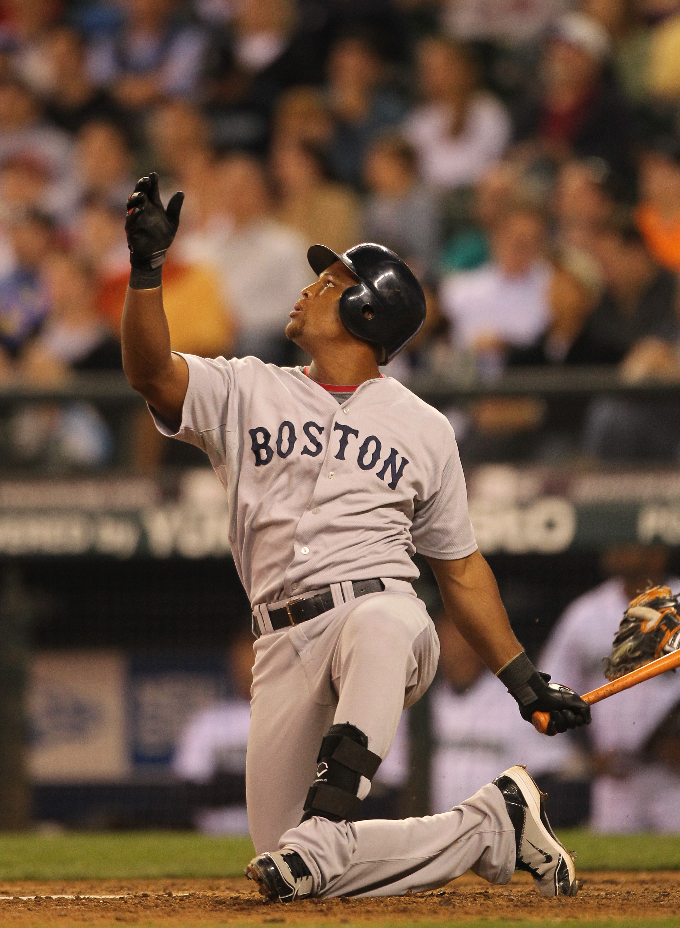 SEATTLE - JULY 22: Adrian Beltre #29 of the Boston Red Sox bats against the Seattle Mariners at Safeco Field on July 22, 2010 in Seattle, Washington. (Photo by Otto Greule Jr/Getty Images)