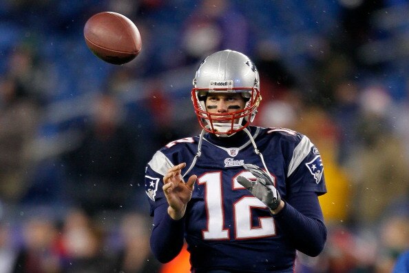 FOXBORO, MA - DECEMBER 06:  Tom Brady #12 of the New England Patriots warms up against the New York Jets at Gillette Stadium on December 6, 2010 in Foxboro, Massachusetts.  (Photo by Jim Rogash/Getty Images)