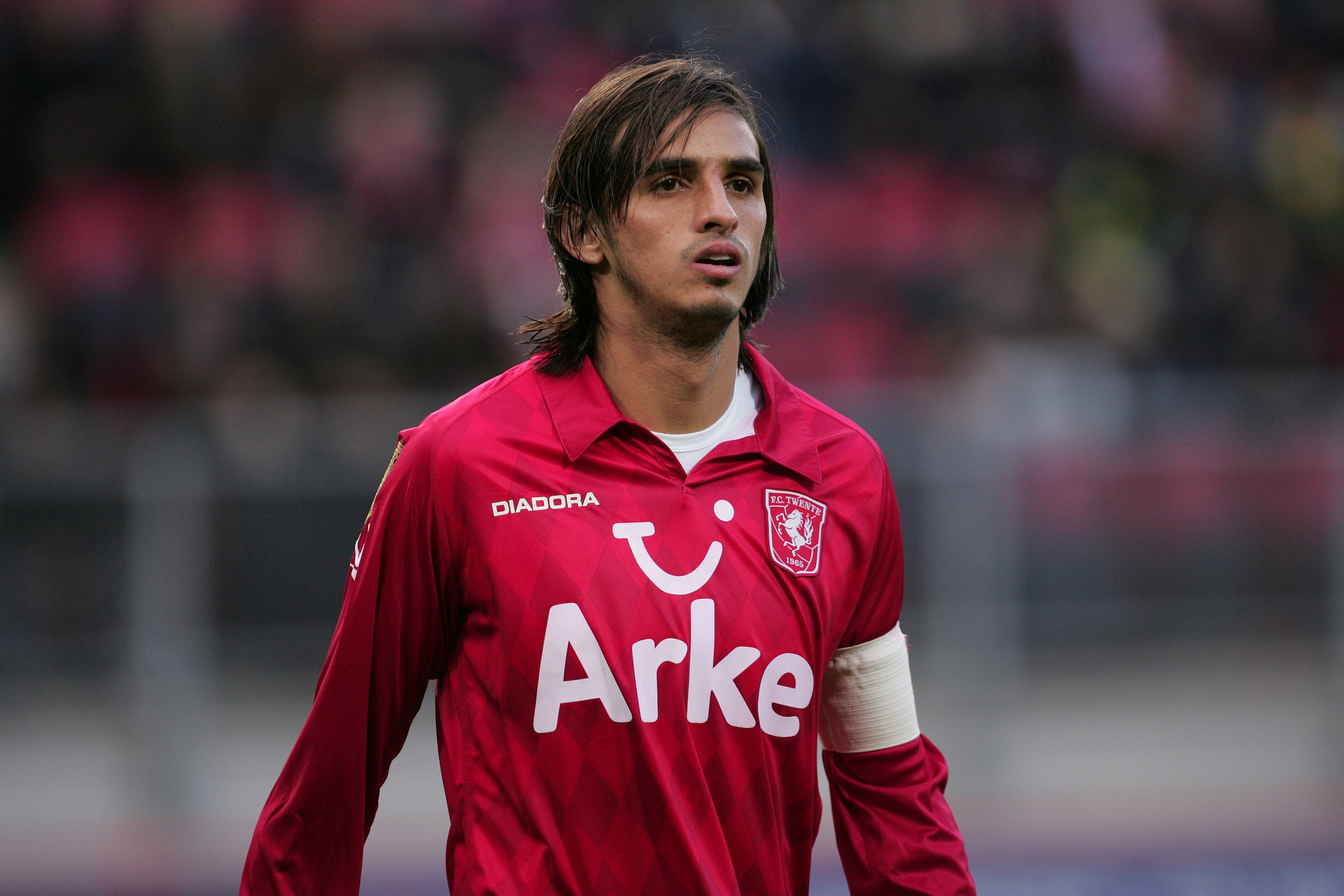 ENSCHEDE, NETHERLANDS - OCTOBER 24: Bryan Ruiz of FC Twente in action during the Eredivisie match between FC Twente and  ADO Den Haag at 'the 'Grolsch Veste' Stadium'on October 24, 2010  in Enschede, Netherlands. (Photo by Anoek De Groot/EuroFootball/Gett