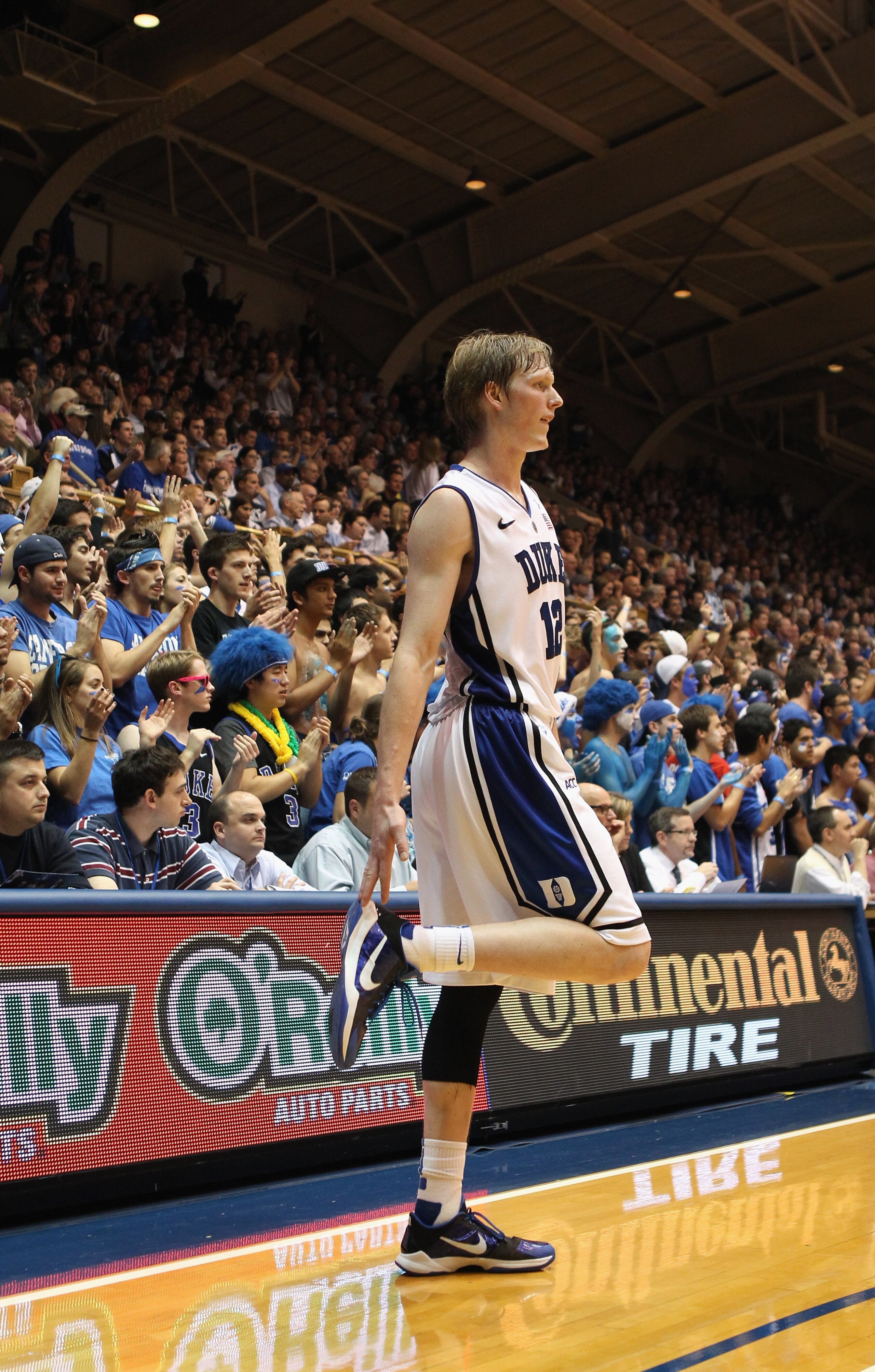 DURHAM, NC - DECEMBER 01: Kyle Singler #12 of the Duke Blue Devils watches on during their game against the Michigan State Spartans at Cameron Indoor Stadium on December 1, 2010 in Durham, North Carolina. (Photo by Streeter Lecka/Getty Images) DURHAM, NC - DECEMBER 01: Kyle Singler #12 of the Duke Blue Devils watches on during their game against the Michigan State Spartans at Cameron Indoor Stadium on December 1, 2010 in Durham, North Carolina. (Photo by Streeter Lecka/Getty Images)