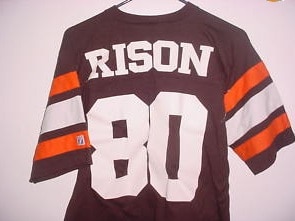 Andre Rison? Was this manufactured by a company or 5th grade art student?