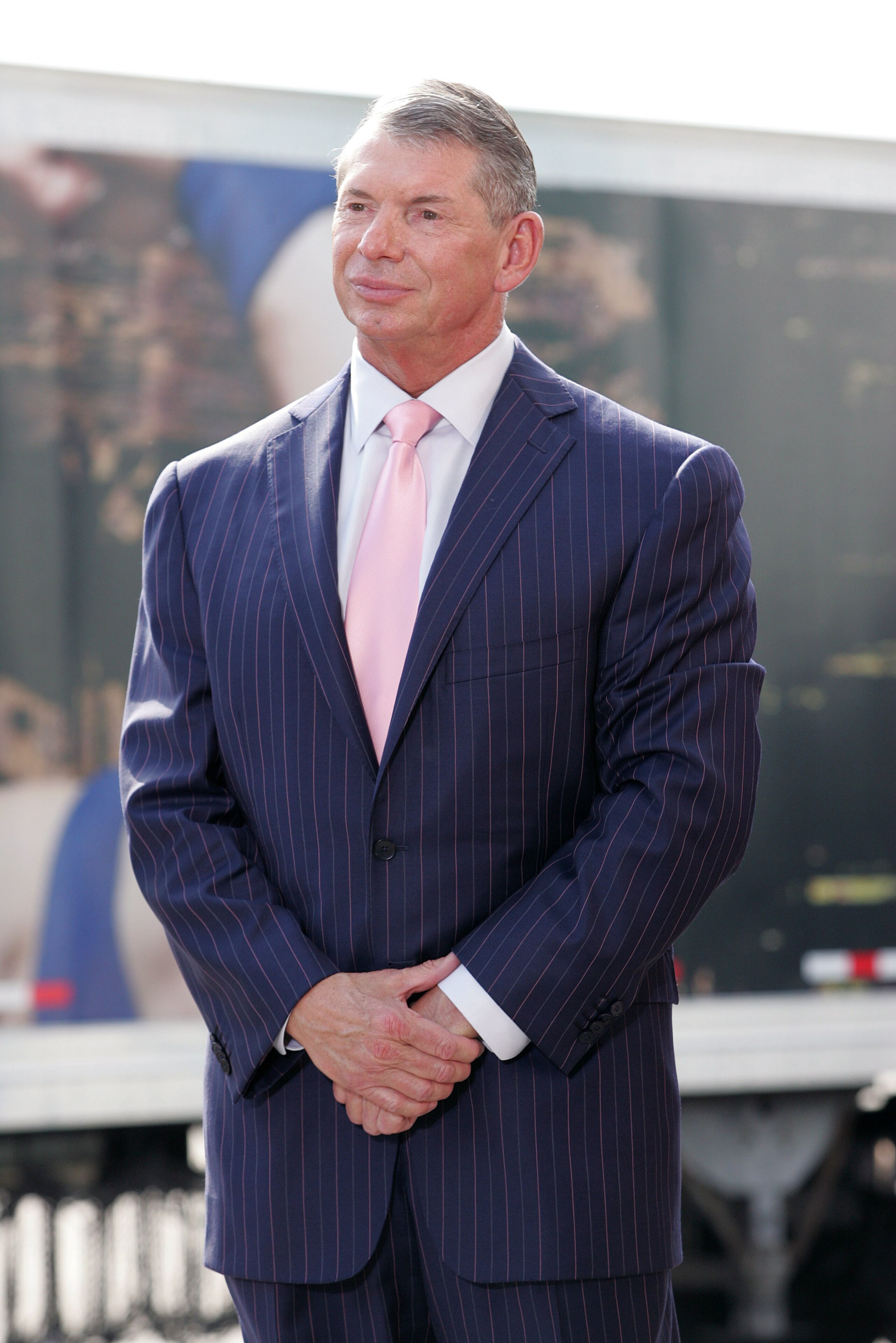 GREEN BAY, WI - JUNE 22:   Vince McMahon attends a press conference about the WWE at the Austin Straubel International Airport on June 22, 2009 in Green Bay, Wisconsin.  (Photo by Mark A. Wallenfang/Getty Images)