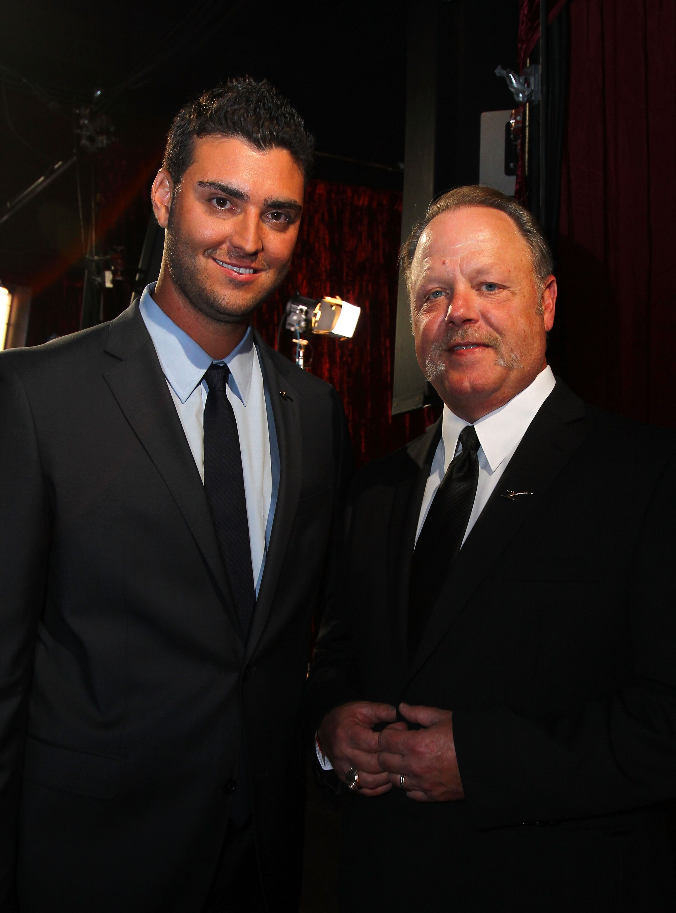 LOS ANGELES, CA - JULY 14: (L-R) Pitcher Armando Gallaraga and MLB umpire Jim Joyce attend the 2010 ESPY Awards at Nokia Theatre L.A. Live on July 14, 2010 in Los Angeles, California. (Photo by Alexandra Wyman/Getty Images for ESPY) LOS ANGELES, CA - JULY 14: (L-R) Pitcher Armando Gallaraga and MLB umpire Jim Joyce attend the 2010 ESPY Awards at Nokia Theatre L.A. Live on July 14, 2010 in Los Angeles, California. (Photo by Alexandra Wyman/Getty Images for ESPY)