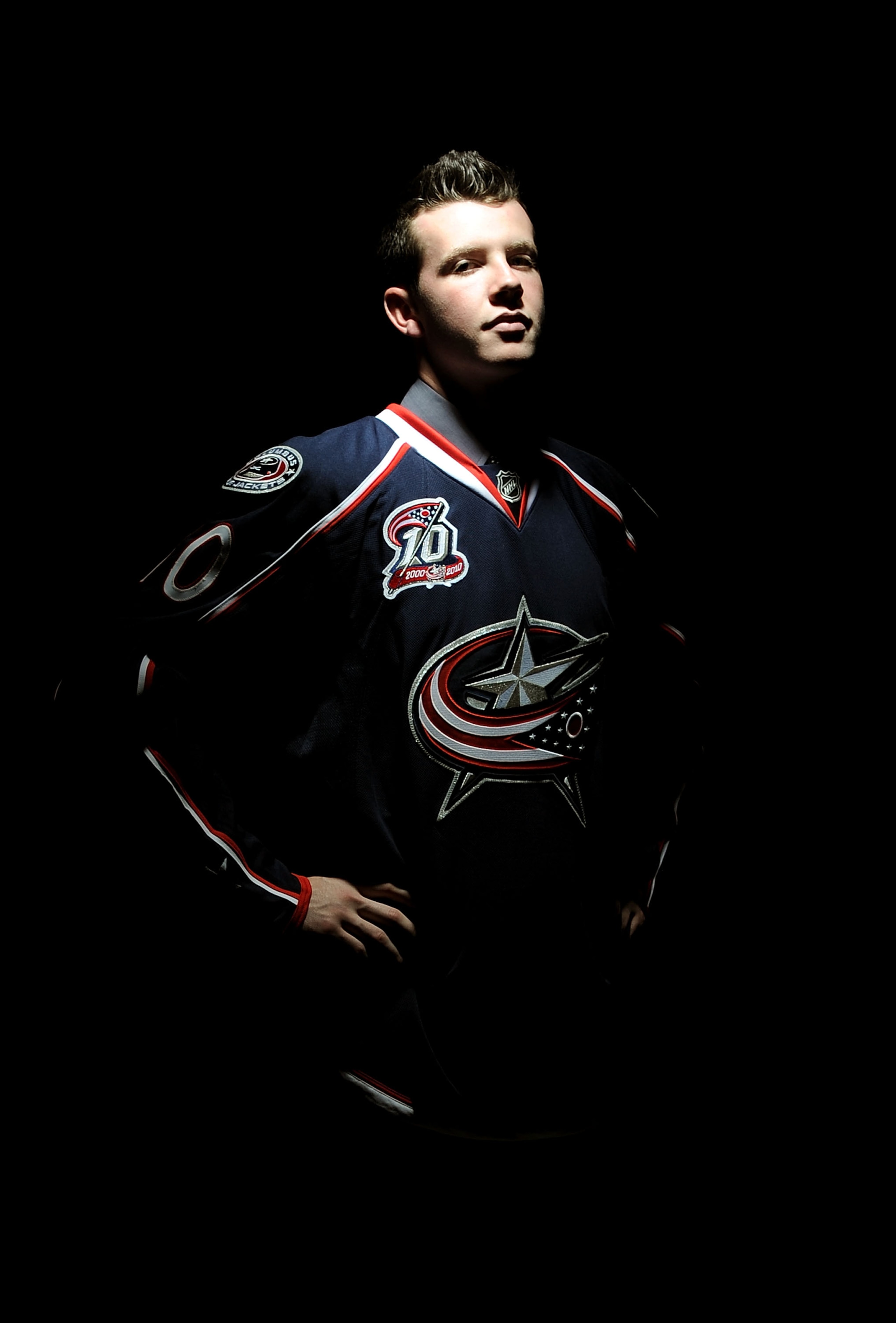 LOS ANGELES, CA - JUNE 25:  Ryan Johansen, drafted fourth overall by the Columbus Blue Jackets, poses for a portrait during the 2010 NHL Entry Draft at Staples Center on June 25, 2010 in Los Angeles, California.  (Photo by Harry How/Getty Images)