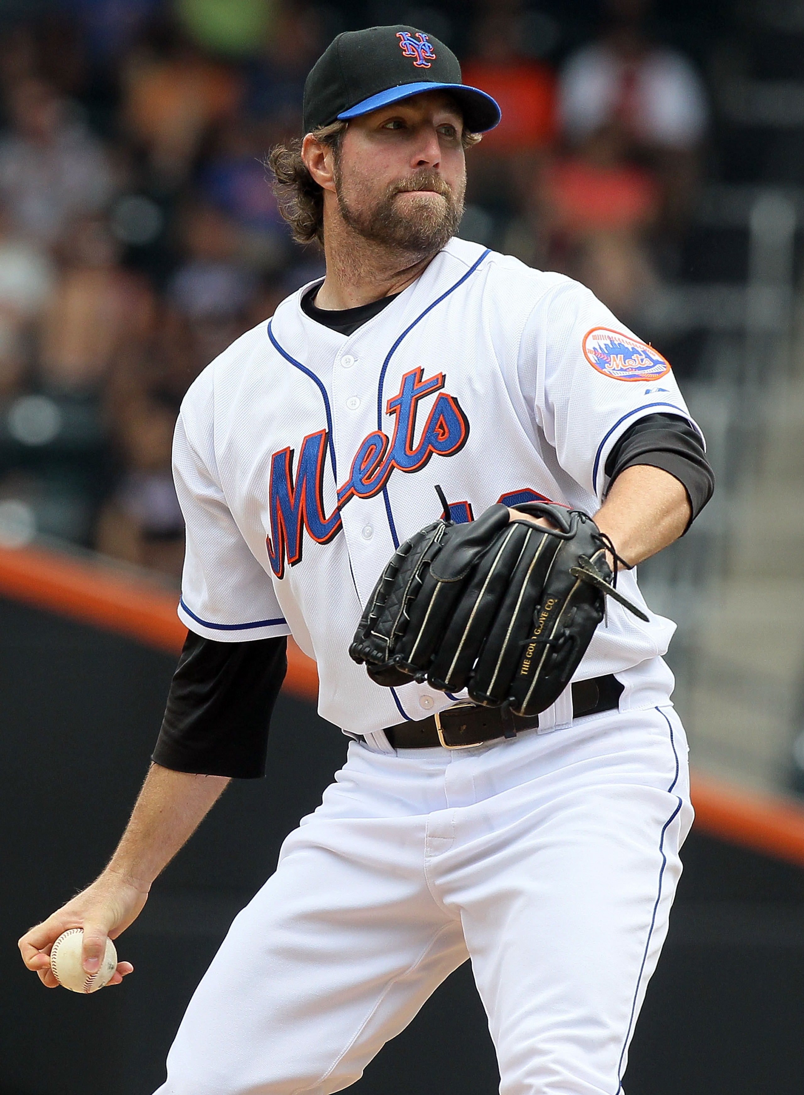 NEW YORK - JULY 29: R.A. Dickey #43 of the New York Mets delivers a pitch against the St. Louis Cardinals on July 29, 2010 at Citi Field in the Flushing neighborhood of the Queens borough of New York City. (Photo by Jim McIsaac/Getty Images) NEW YORK - JULY 29: R.A. Dickey #43 of the New York Mets delivers a pitch against the St. Louis Cardinals on July 29, 2010 at Citi Field in the Flushing neighborhood of the Queens borough of New York City. (Photo by Jim McIsaac/Getty Images)