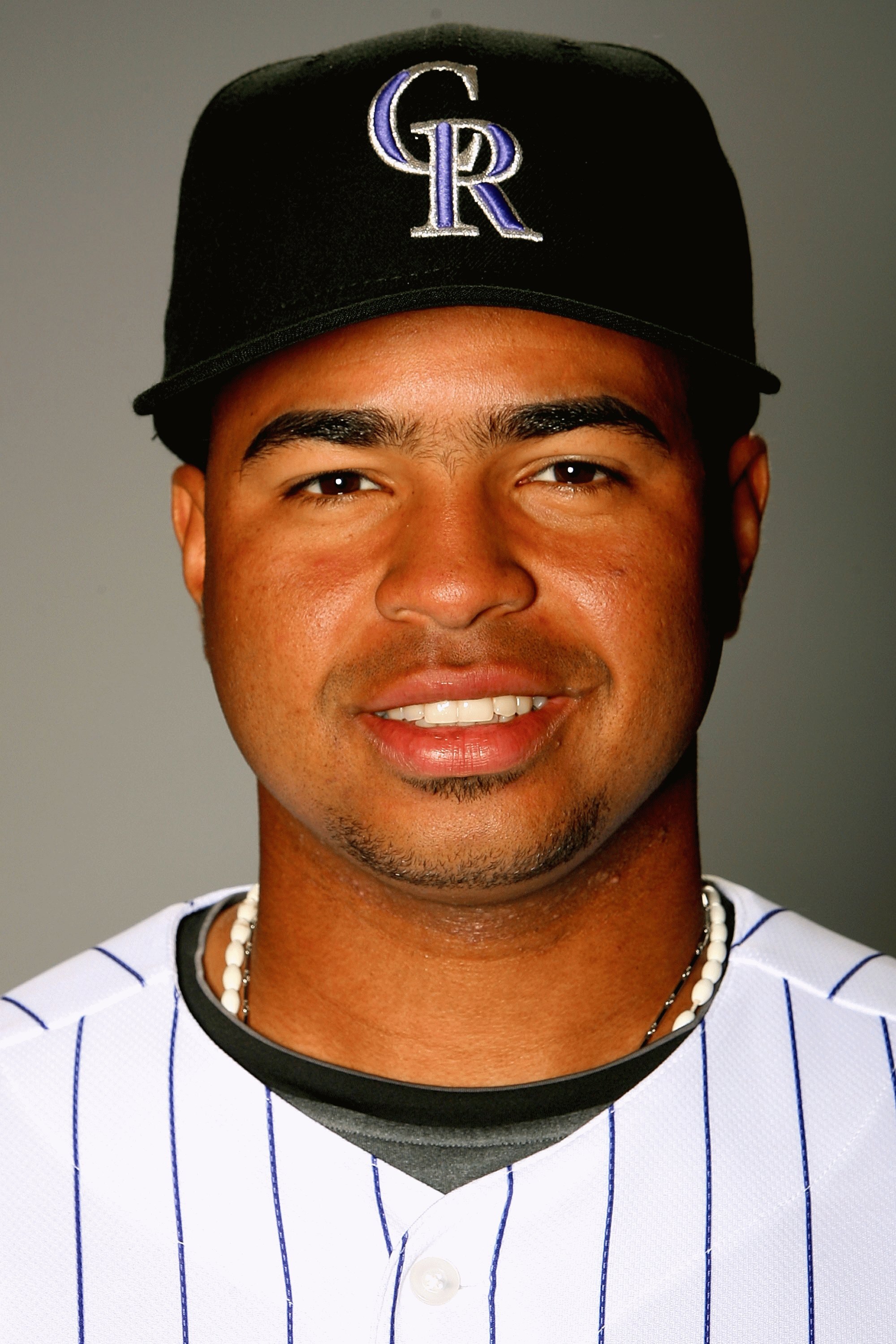 TUCSON, AZ - FEBRUARY 22: Wilin Rosario of the Colorado Rockies poses during photo day at the Rockies spring training complex on February 22, 2009 in Tuscon, Arizona.  (Photo by Matthew Stockman/Getty Images)