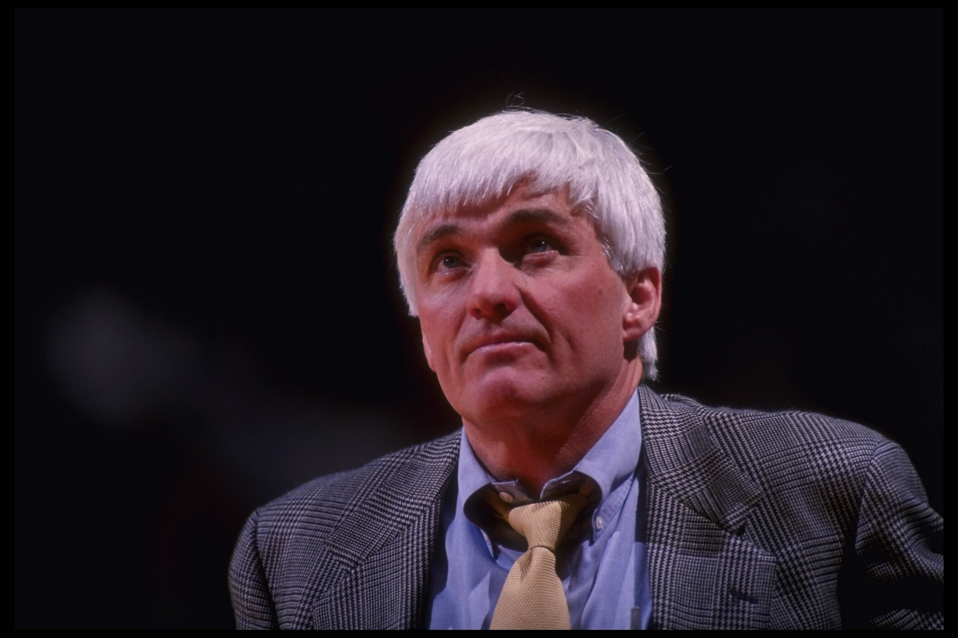 3 Feb 1996: Head coach Bobby Cremins of the Georgia Tech Yellow Jackets stands and watches his team go up against ACC rival Maryland Terrapins at the Cole Field House in College Park, Maryland.  Maryland defeated Georgia Tech 88-74.  Mandatory Credit:  Do