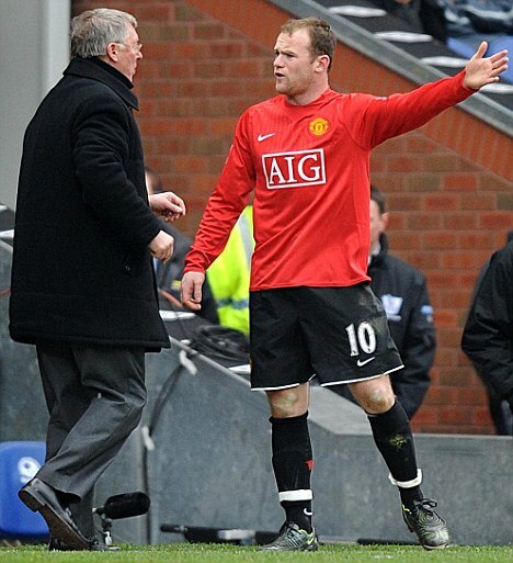Rooney and Sir Alex Ferguson Rooney and Sir Alex Ferguson