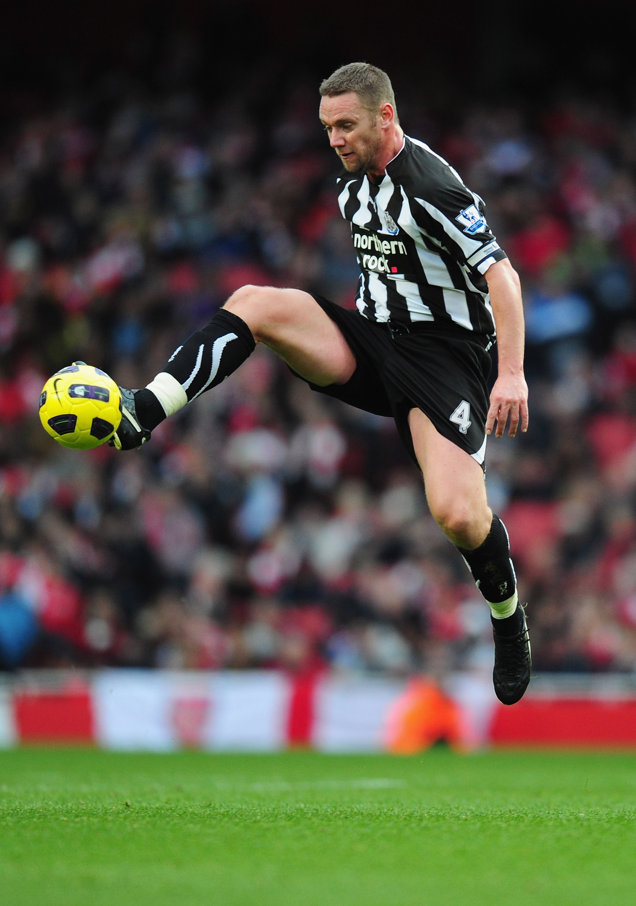 LONDON, ENGLAND - NOVEMBER 07:  Kevin Nolan of Newcastle in action during the Barclays Premier League match between Arsenal and Newcastle United at the Emirates Stadium on November 7, 2010 in London, England.  (Photo by Mike Hewitt/Getty Images)