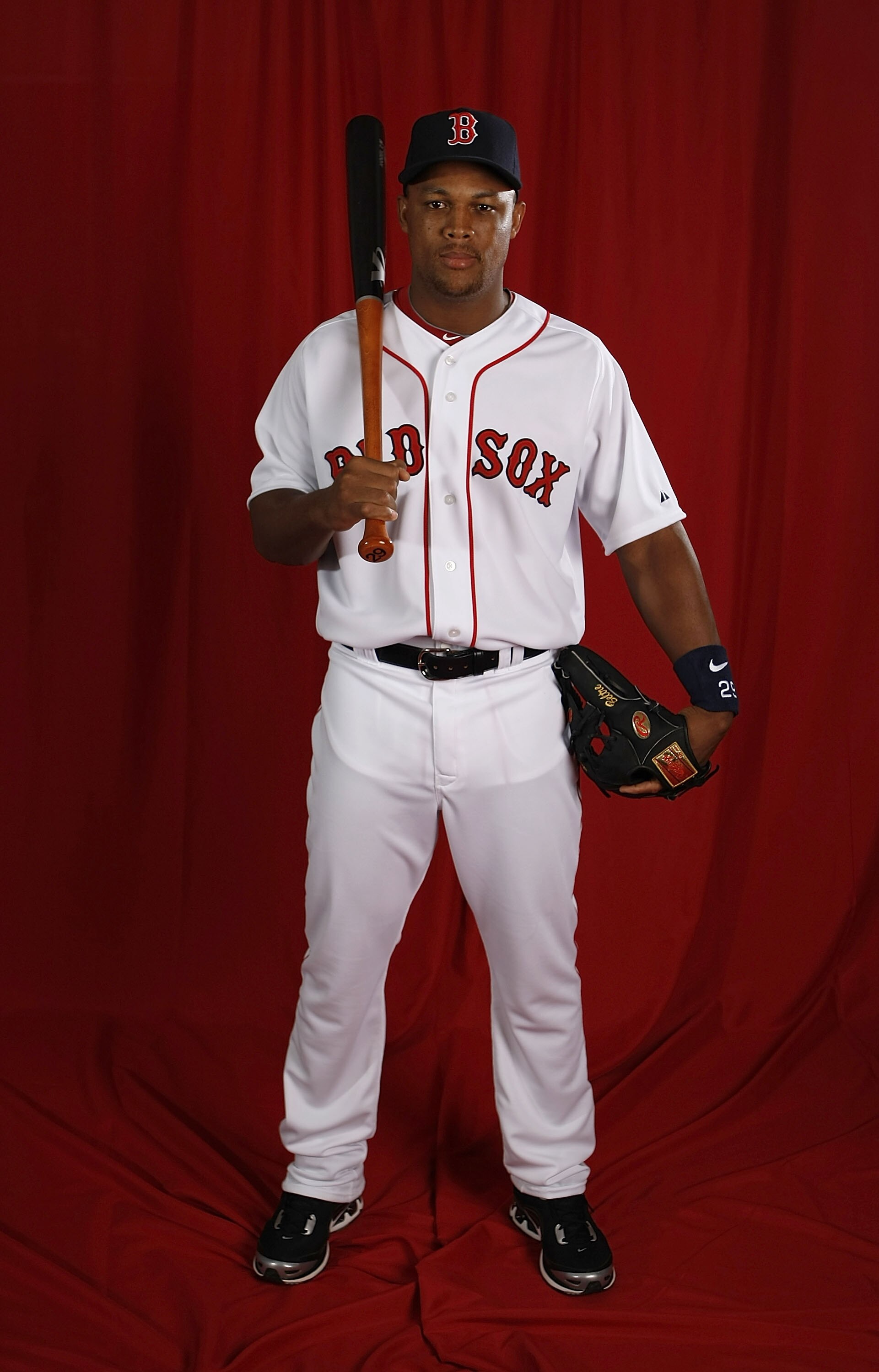 FT. MYERS, FL - FEBRUARY 28:  Adrian Beltre #29 of the Boston Red Sox poses during photo day at the Boston Red Sox Spring Training practice facility on February 28, 2010 in Ft. Myers, Florida.  (Photo by Gregory Shamus/Getty Images)