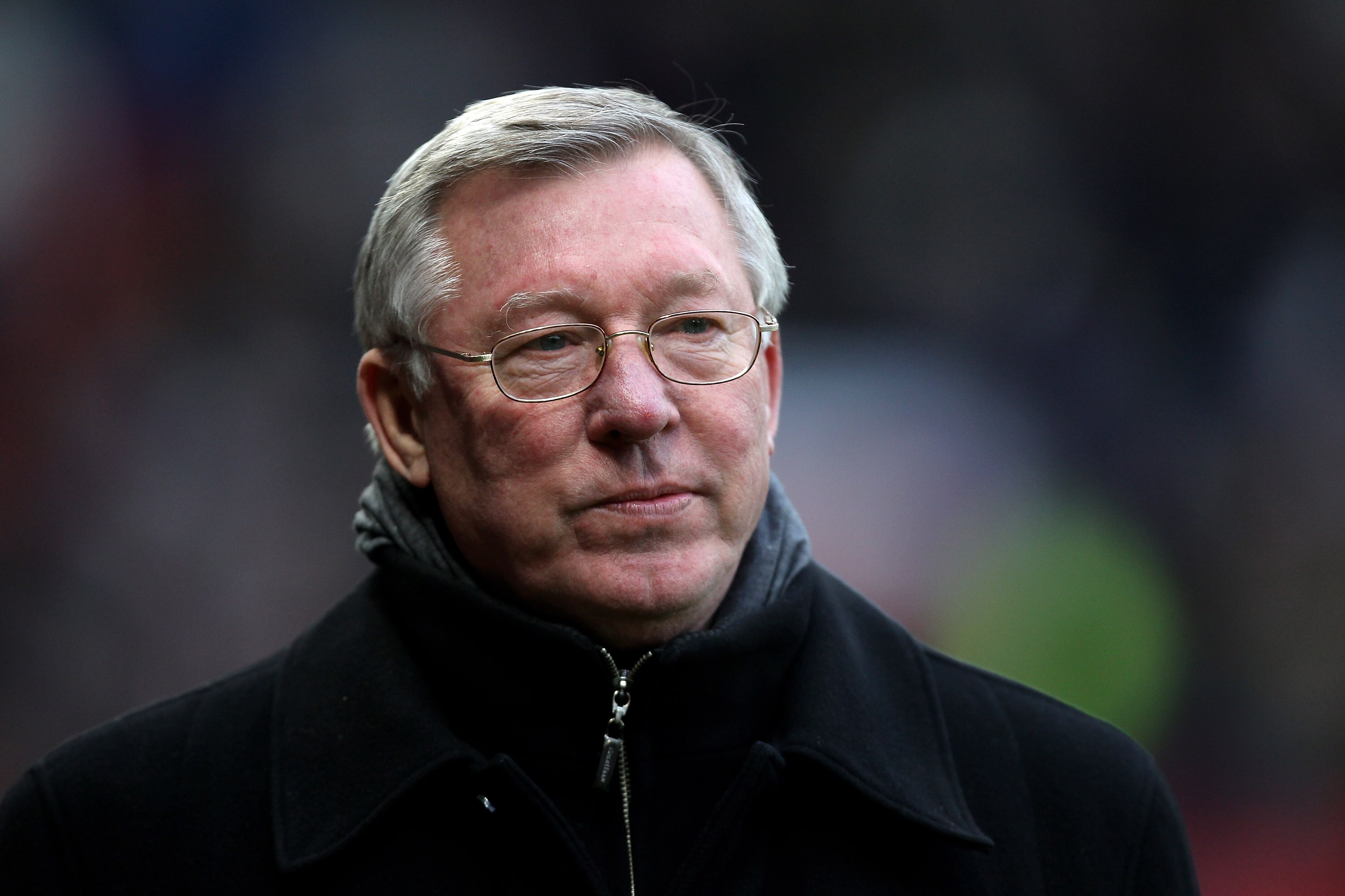 MANCHESTER, ENGLAND - DECEMBER 26:  Manchester United Manager Sir Alex Ferguson looks on prior to the Barclays Premier League match between Manchester United and Sunderland at Old Trafford on December 26, 2010 in Manchester, England.  (Photo by Ian Walton