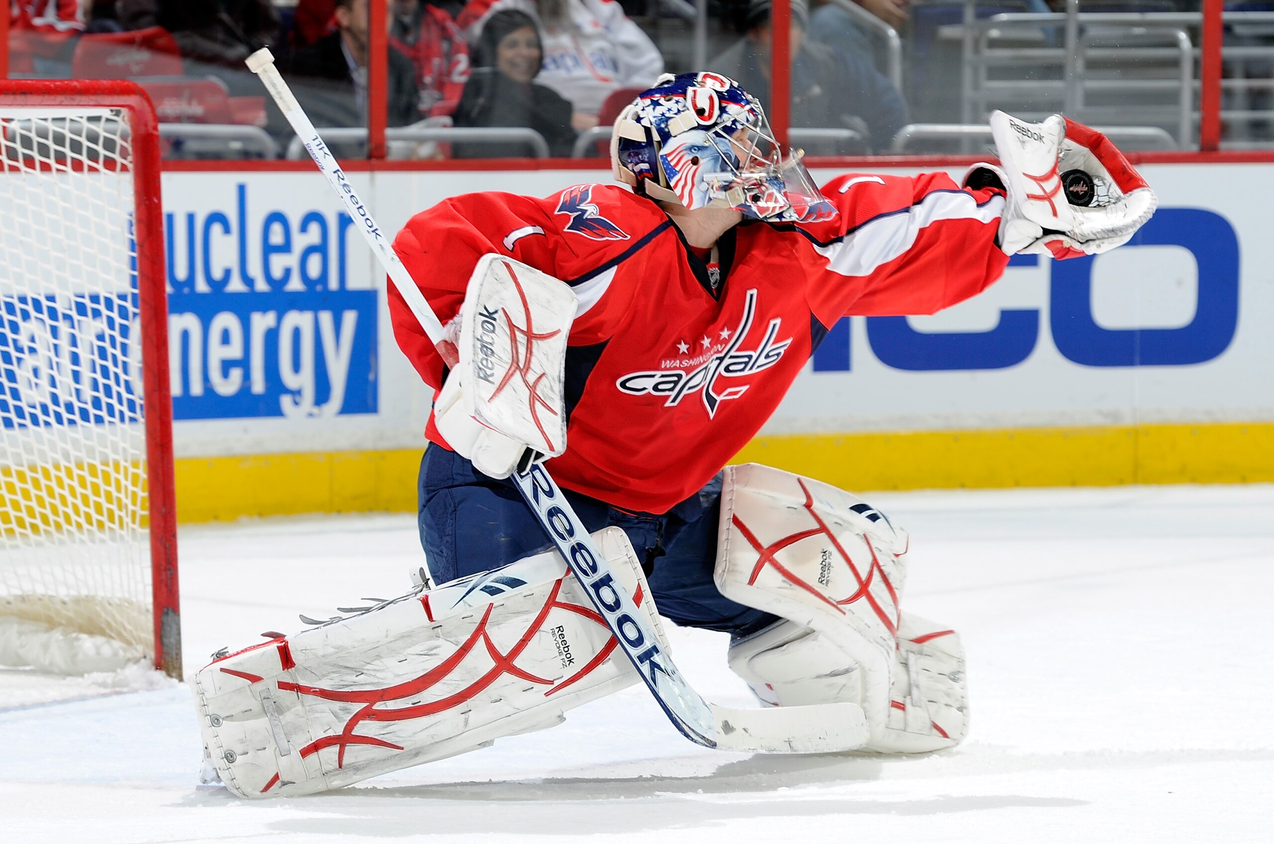 WASHINGTON, DC - DECEMBER 09: Semyon Varlamov #1 of the Washington Capitals makes a save against the Florida Panthers at the Verizon Center on December 9, 2010 in Washington, DC. (Photo by Greg Fiume/Getty Images) WASHINGTON, DC - DECEMBER 09: Semyon Varlamov #1 of the Washington Capitals makes a save against the Florida Panthers at the Verizon Center on December 9, 2010 in Washington, DC. (Photo by Greg Fiume/Getty Images)