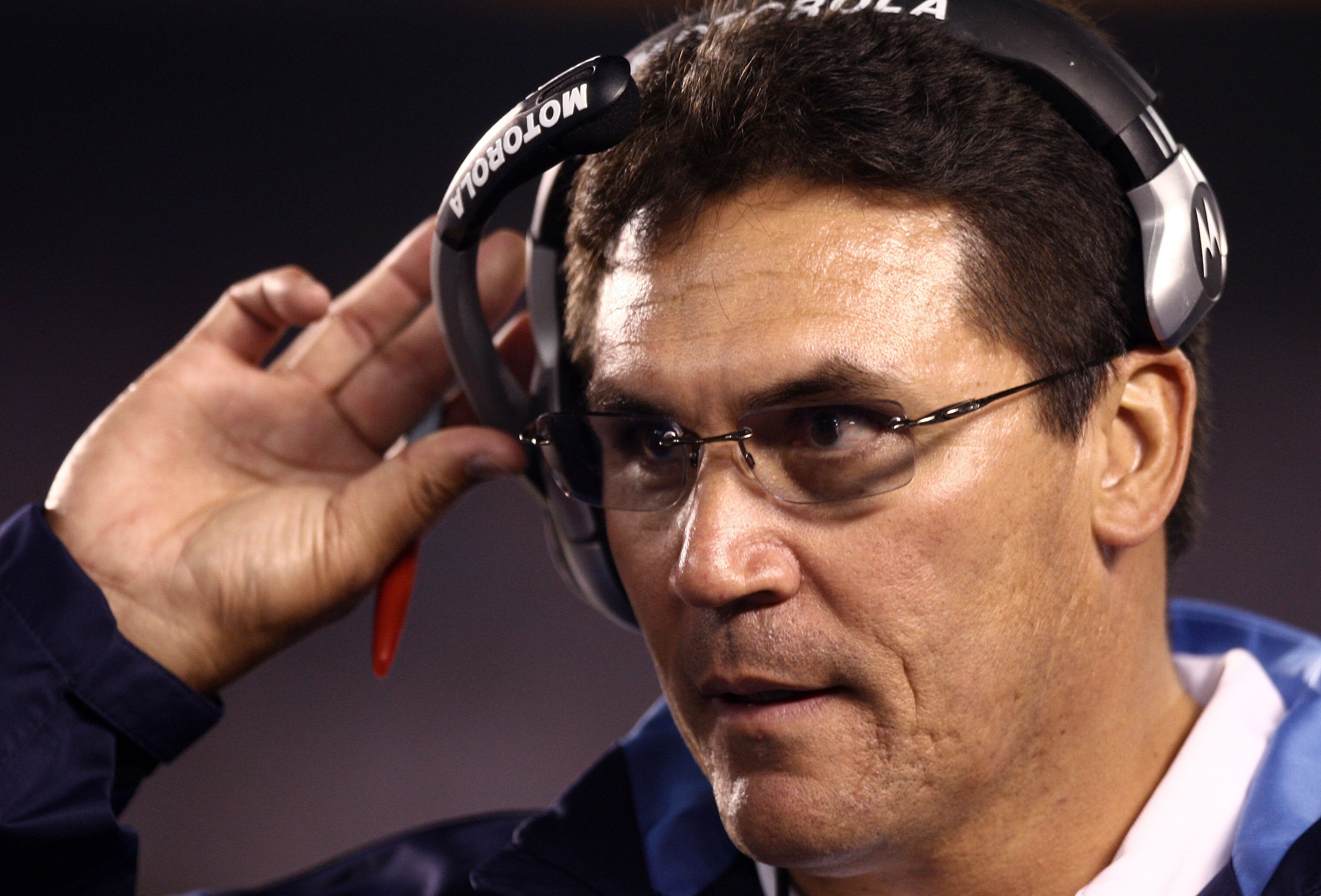 SAN DIEGO, CA - NOVEMBER 23:  Defensive Coordinator Ron Rivera of the San Diego Chargers looks on against the Indianapolis Colts during their NFL Game at Qualcomm Stadium on November 23, 2008 in San Diego, California.  (Photo by Donald Miralle/Getty Image