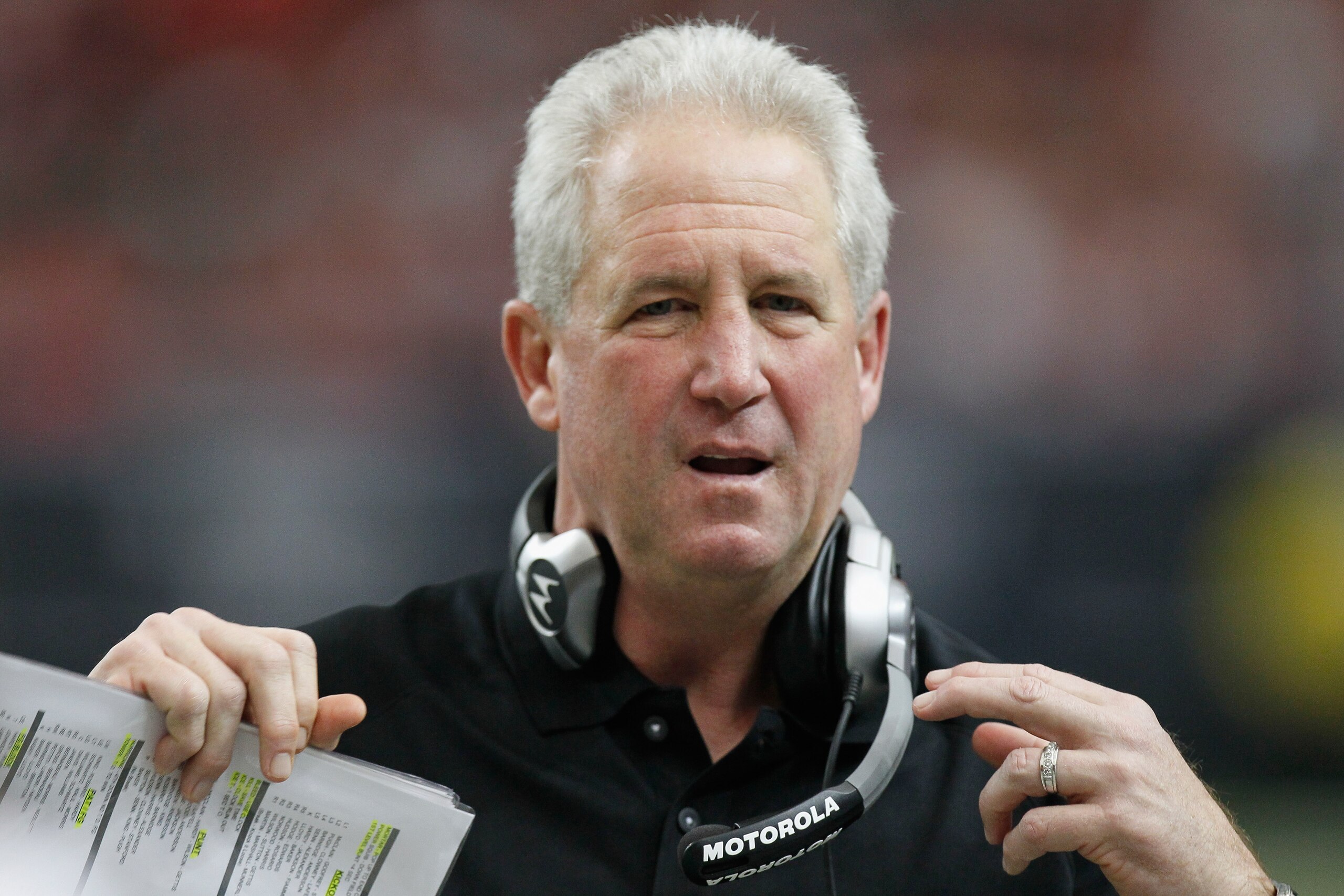ATLANTA, GA - JANUARY 02: Head coach John Fox of the Carolina Panthers against the Atlanta Falcons at Georgia Dome on January 2, 2011 in Atlanta, Georgia. (Photo by Kevin C. Cox/Getty Images) ATLANTA, GA - JANUARY 02: Head coach John Fox of the Carolina Panthers against the Atlanta Falcons at Georgia Dome on January 2, 2011 in Atlanta, Georgia. (Photo by Kevin C. Cox/Getty Images)