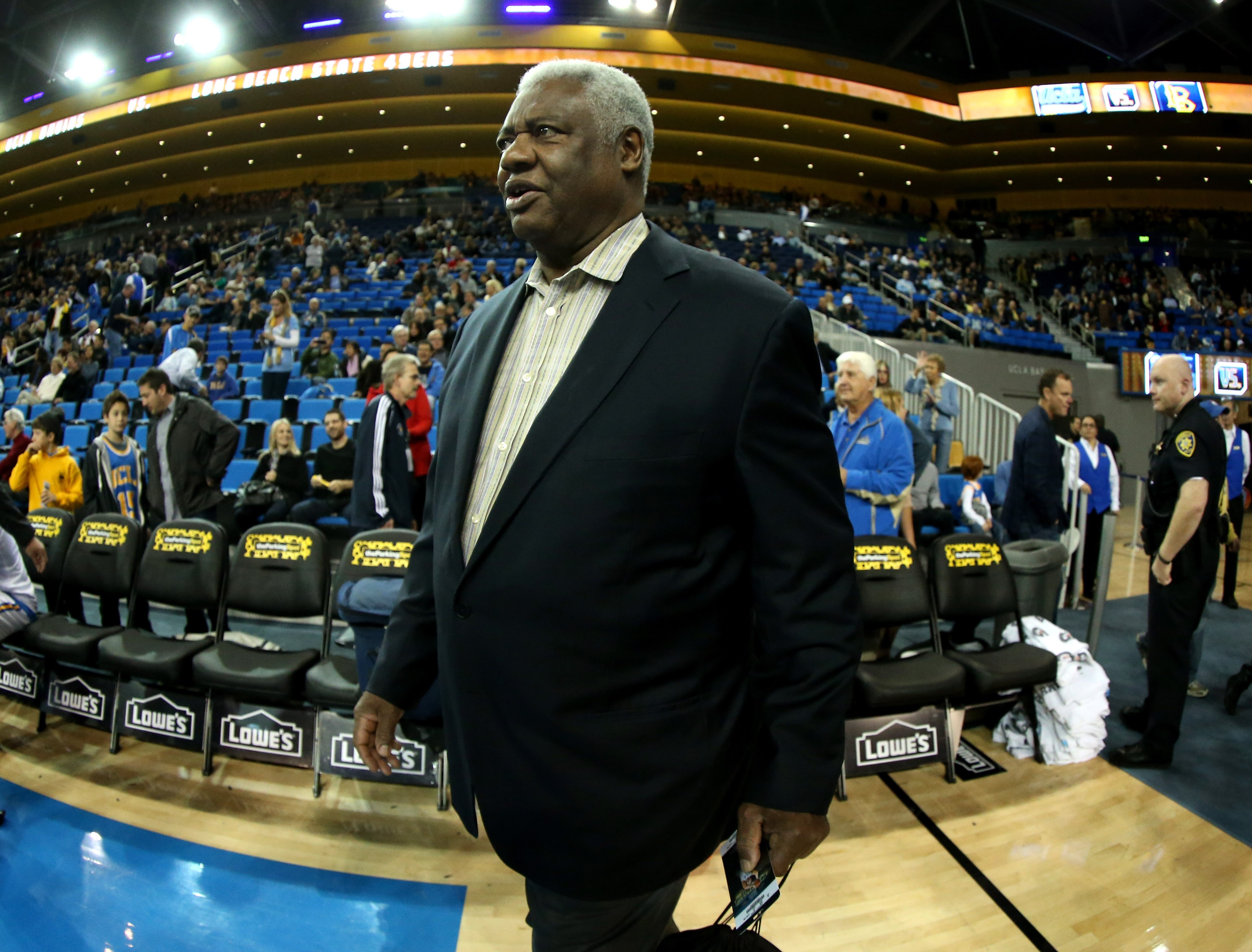 LOS ANGELES, CA - DECEMBER 18:  NBA legend Oscar Robertson attends the game between the Long Beach State 49ers and the UCLA Bruins at Pauley Pavilion on December 18, 2012 in Los Angeles, California.  (Photo by Stephen Dunn/Getty Images)