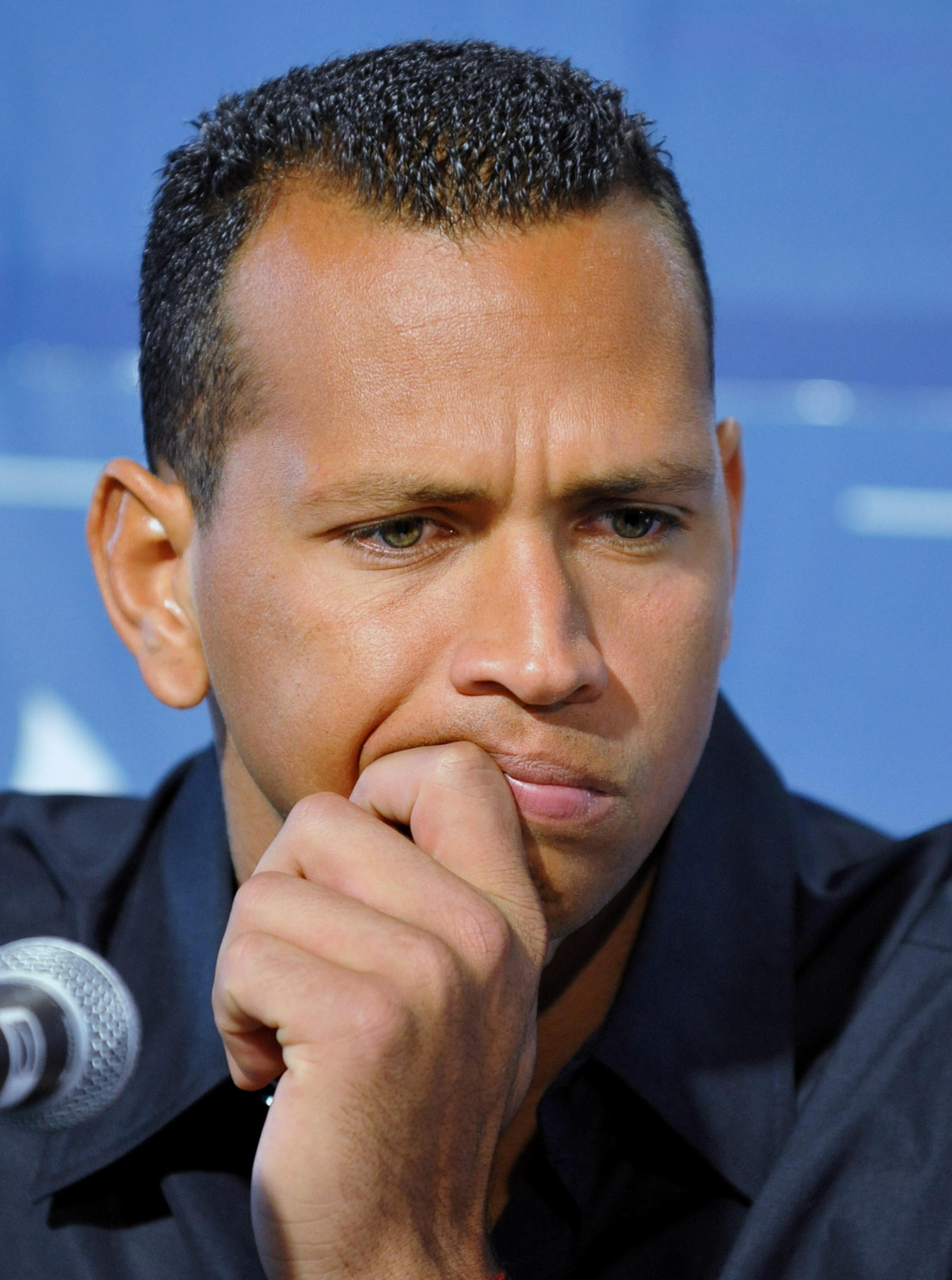 TAMPA - FEBRUARY 17: Infielder Alex Rodriguez of the New York Yankees pauses during a press conference about his performance enhancing drug use February 17, 2008 at the George Steinbrenner complex in Tampa, (Photo by Al Messerschmidt/Getty Images) TAMPA - FEBRUARY 17: Infielder Alex Rodriguez of the New York Yankees pauses during a press conference about his performance enhancing drug use February 17, 2008 at the George Steinbrenner complex in Tampa, (Photo by Al Messerschmidt/Getty Images)