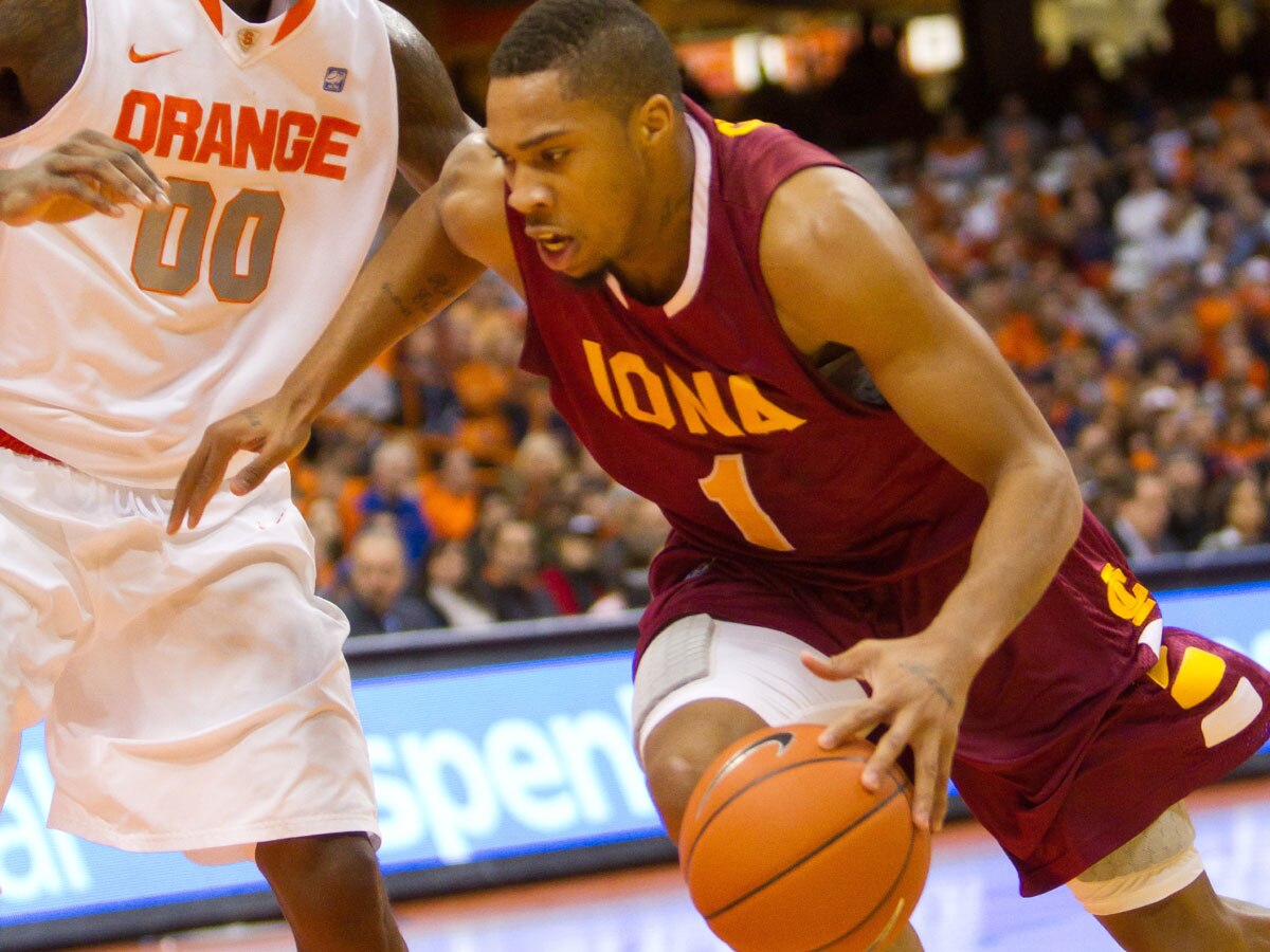 Iona's Michael Glover averaged a double-double last season.